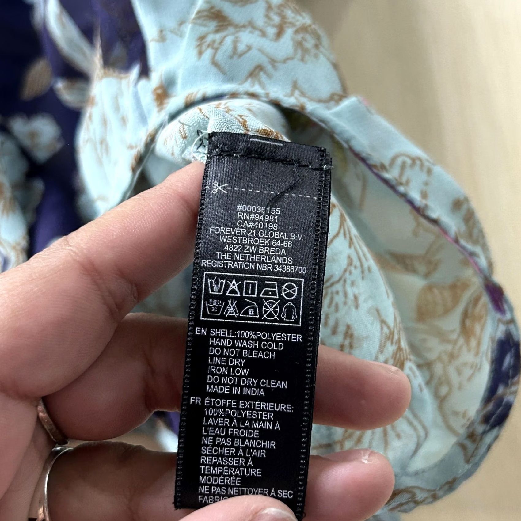 Vintage Love 21 Kimono Blouse Womens Small Blue Floral Sheer Chiffon Short Sleeve Shirt Ladies Casual Summer Vintage: No Gender: Womens Size S / US 4 / IT 40 - 5 Thumbnail