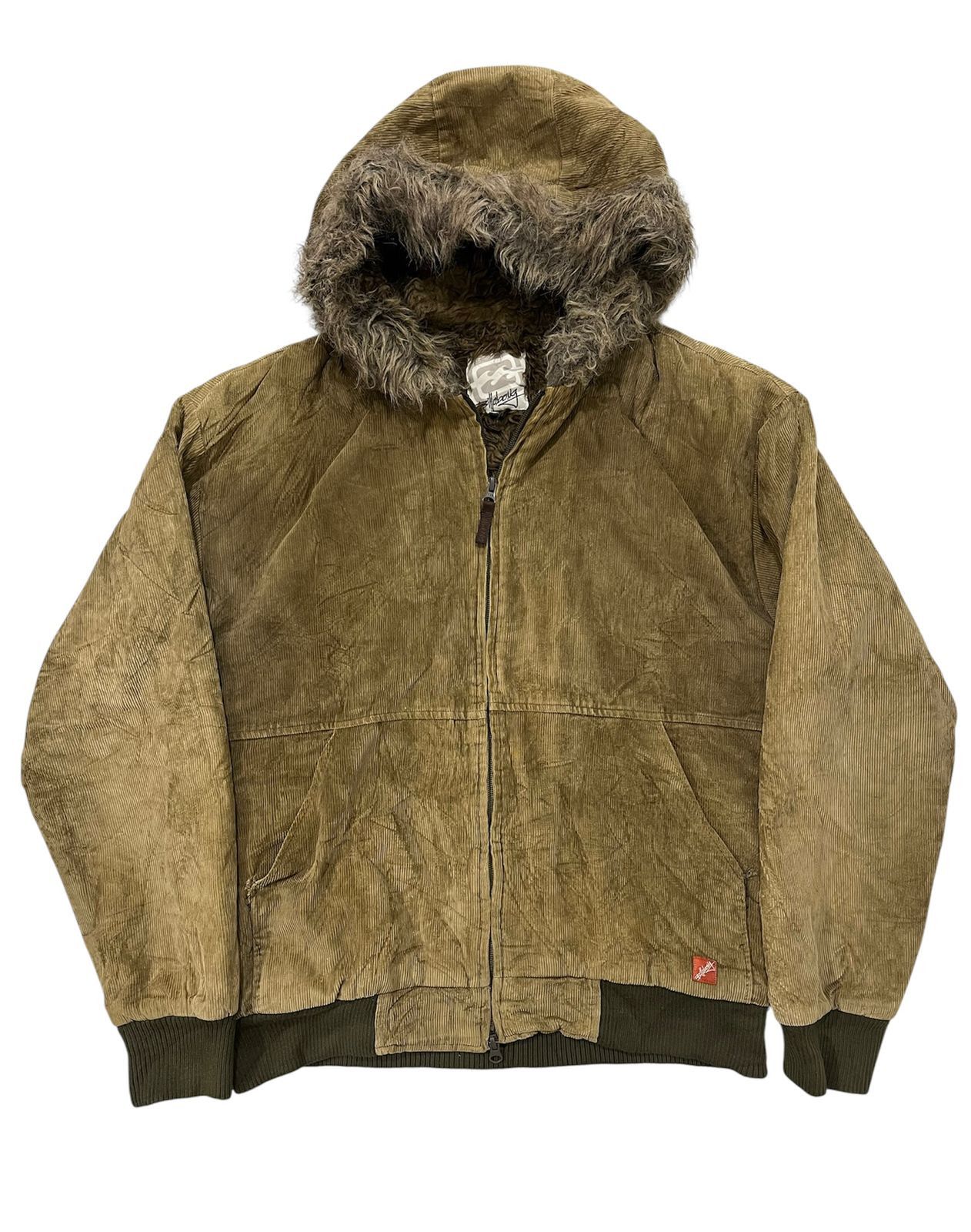 Billabong Vintage Billabong Corduroy Fur Jacket Size US M / EU 48-50 / 2 - 1 Thumbnail