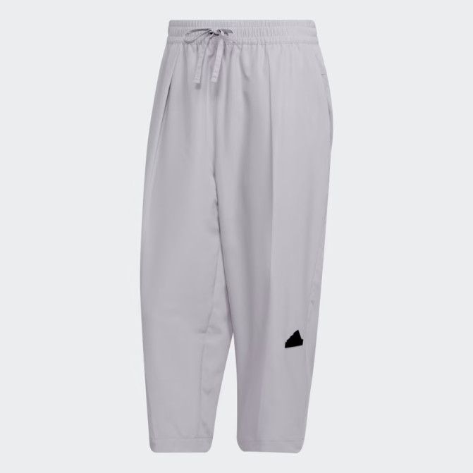 image of Adidas Aeroready Men's 7/8 Purple Pants Hn1929 in Silver Dawn (Size 30)