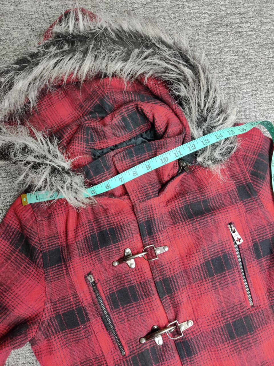 BERNINGS SHO Vintage Berning Sho Plaid Fireman Wool Parka Fishtail Jacket Size US M / EU 48-50 / 2 - 21 Thumbnail