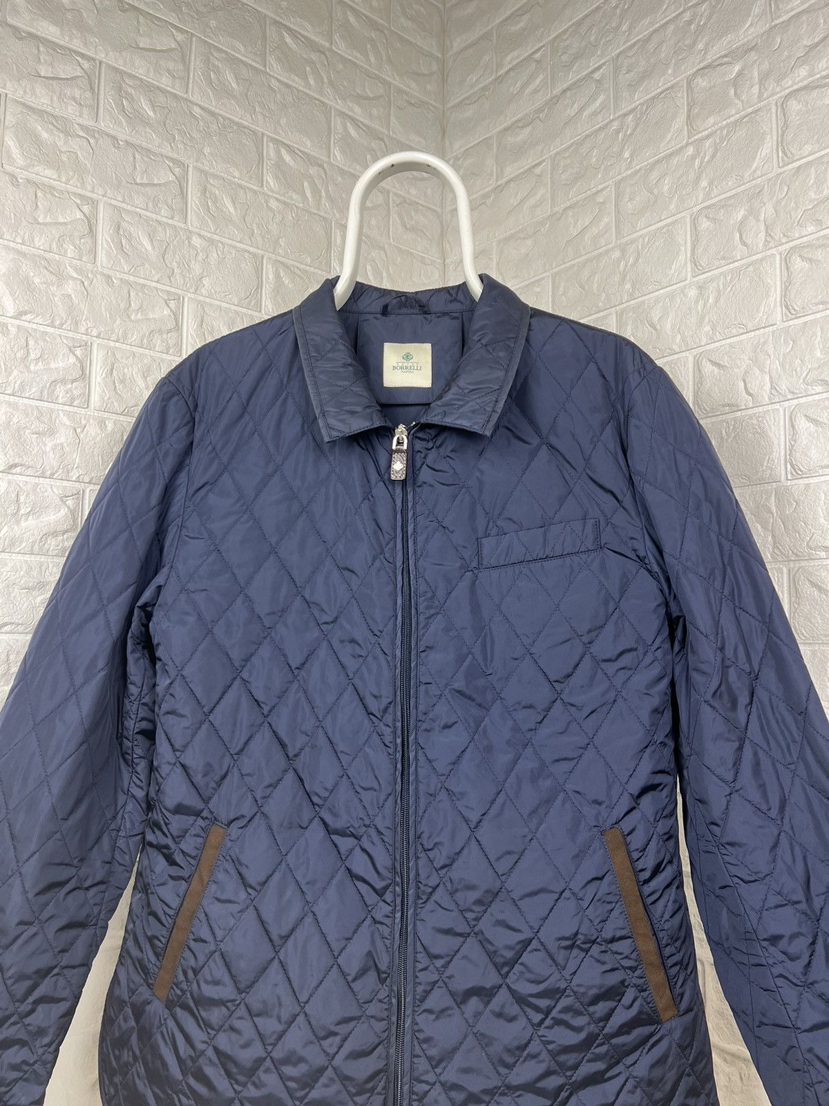 Luigi Borrelli Luigi Borrelli Napoli Quilted Jacket Size US L / EU 52-54 / 3 - 2 Thumbnail