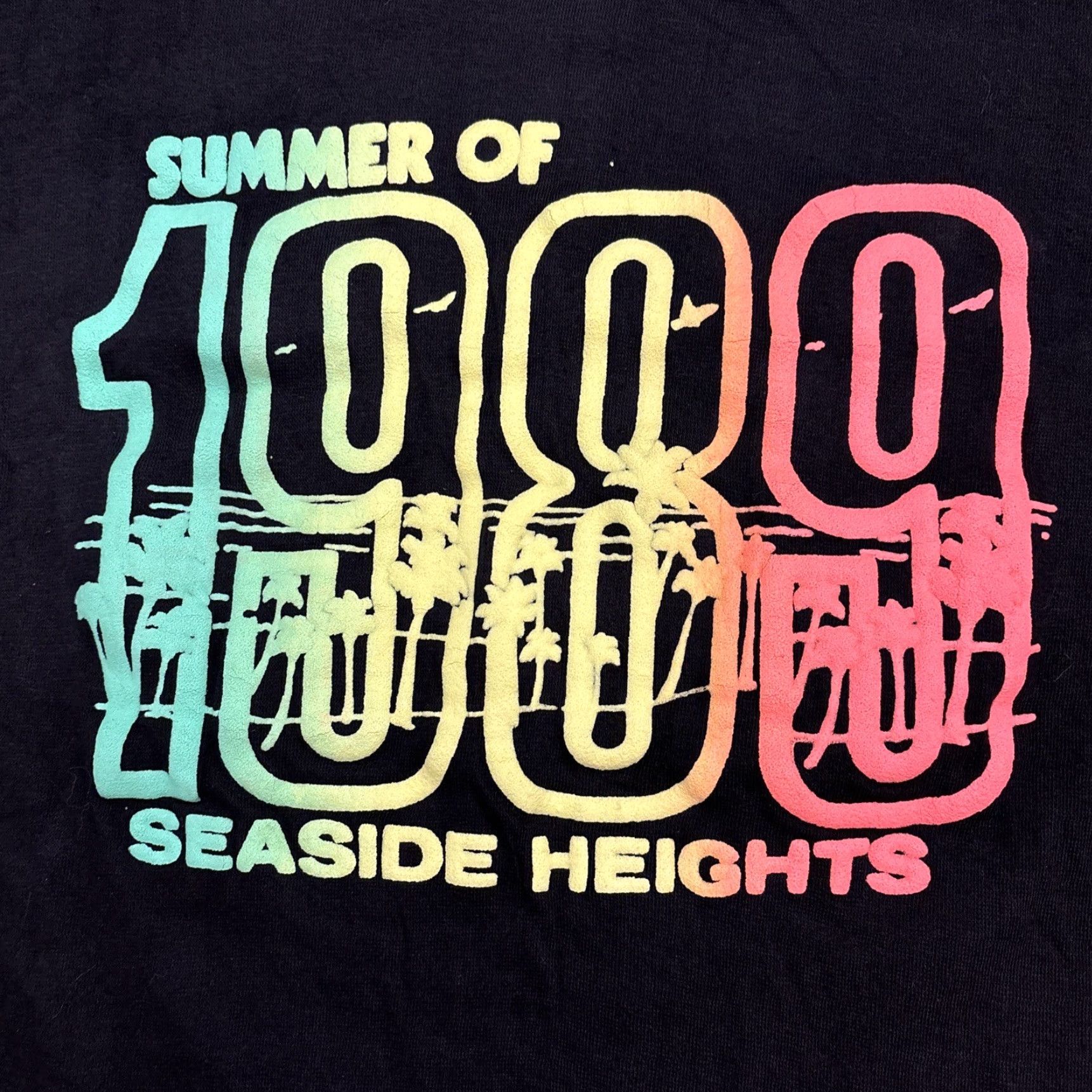 Vintage Vintage Single Stitch Seaside Heights Summer Of 1989 T Shirt Size L Black EUC Size US L / EU 52-54 / 3 - 2 Thumbnail