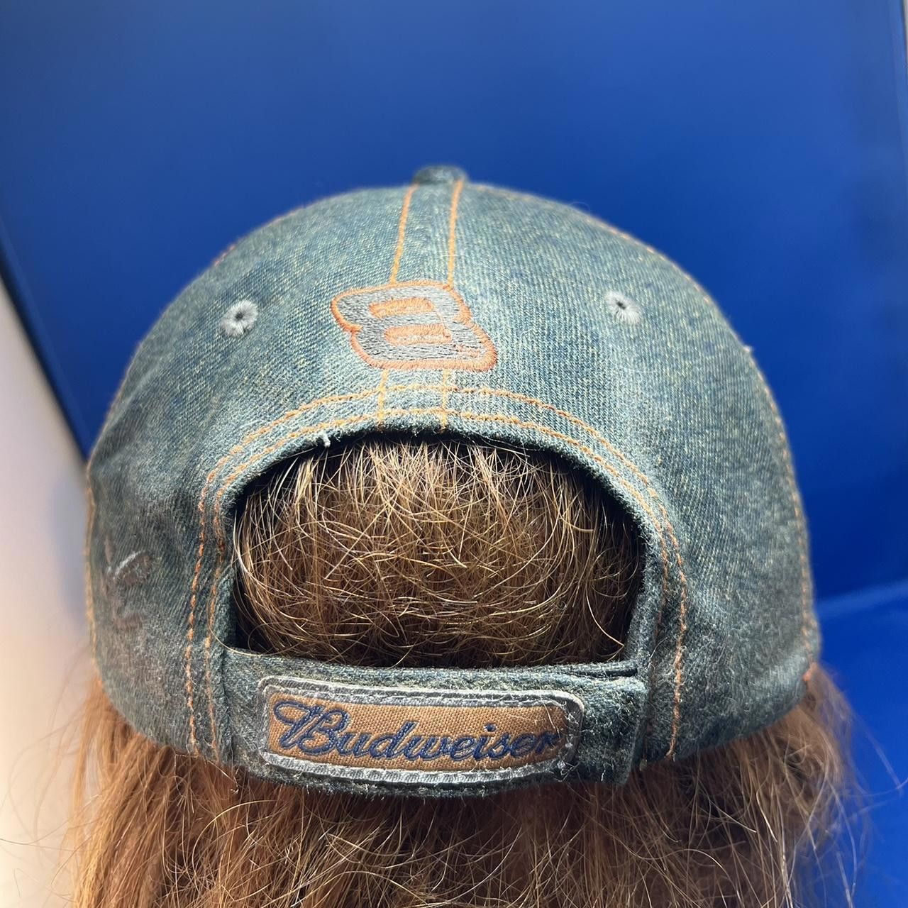 Budweiser Vintage y2k Stylish Denim Cap with Logo Size ONE SIZE - 5 Thumbnail