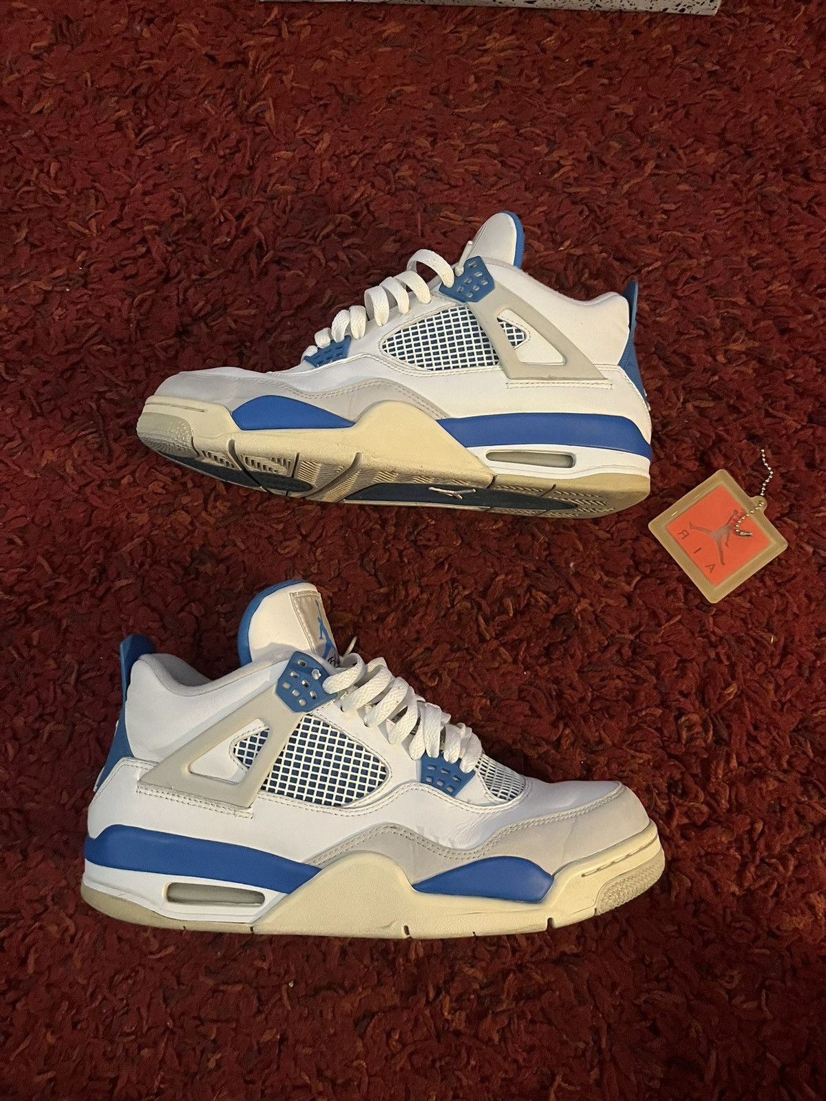 Jordan Brand Air Jordan 4 Military Blue 2012 Size 10M (READ DESCRIPTION) Size US 10 / EU 43 - 6 Thumbnail
