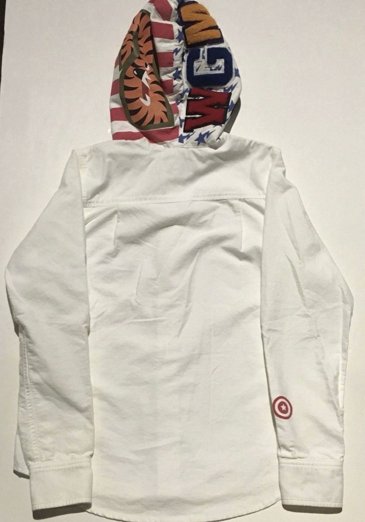 Bape Bape shark hoodie button up shirt Size XS / US 0-2 / IT 36-38 - 2 Thumbnail