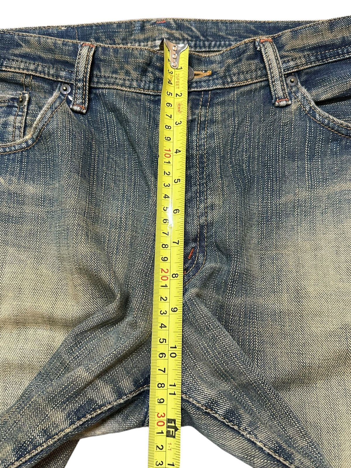 Japanese Brand Vintage Japanese Brand Mud Wash Style Baggy Jeans Size US 35 - 14 Thumbnail