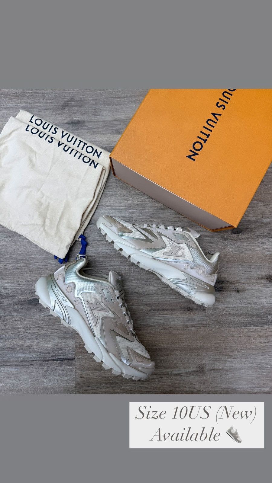 Louis Vuitton Louis Vuitton Beige Tactic Runners Size US 9.5 / EU 42-43 - 1 Thumbnail
