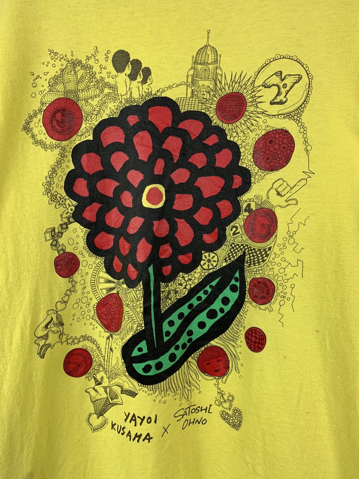 Japanese Brand Steals! 24 Hour Television Yayoi Kusama Love Art Tee Size US M / EU 48-50 / 2 - 4 Thumbnail