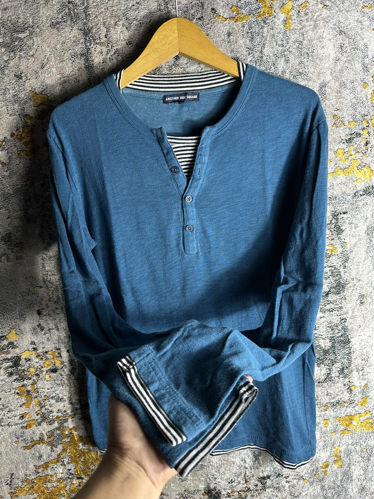 20471120 SICK ASS WESTERN ROCK LONG SLEEVE DOUBLE LAYER LGB STYLE Size US M / EU 48-50 / 2 - 3 Thumbnail