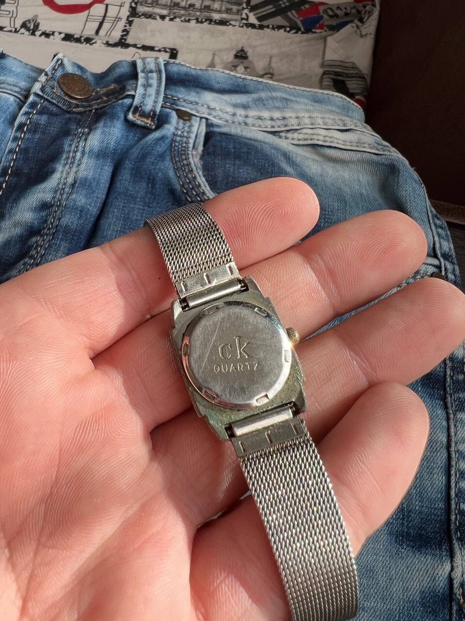 Japanese Brand × Vintage Vintage Calvin Klein USA 90s Full Steel futuristic Watch Size ONE SIZE - 5 Thumbnail