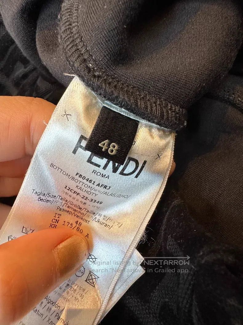 Fendi Fendi Double F Logo Elastic Waist Casual Pants Size US 32 / EU 48 - 6 Thumbnail