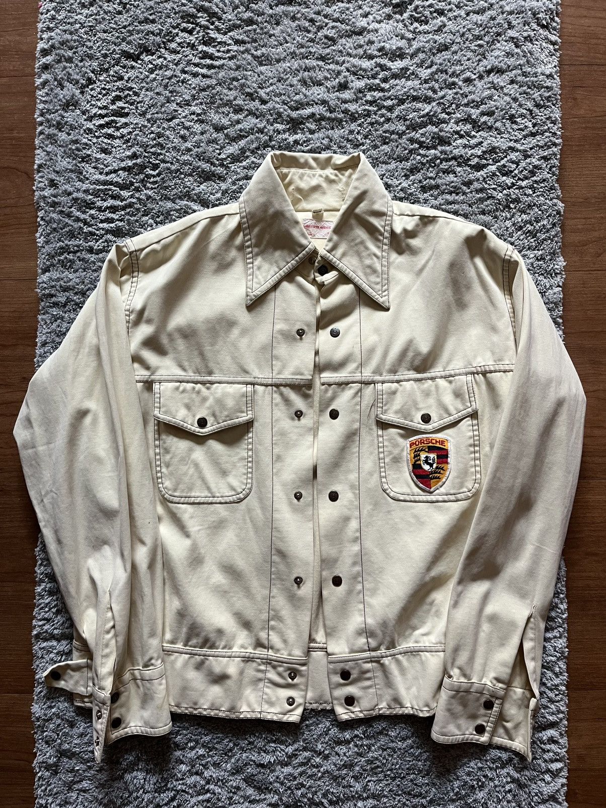 Saks Fifth Avenue VINTAGE BOXY PORSCHE JACKET Size M / US 6-8 / IT 42-44 - 1 Thumbnail