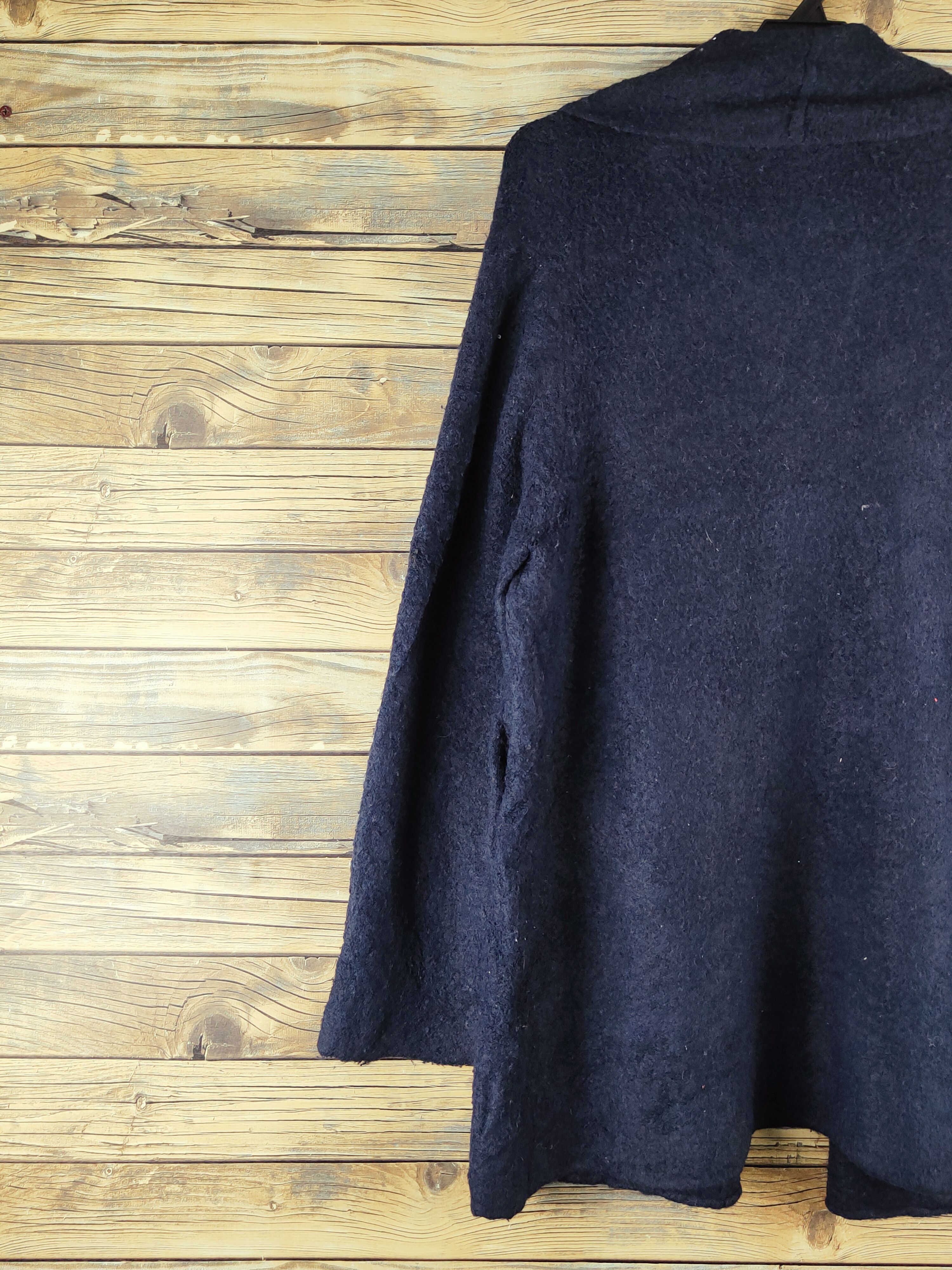 Japanese Brand × Vintage Studio Clip Navy Knitwear Cardigan #W1172 Size US M / EU 48-50 / 2 - 8 Thumbnail
