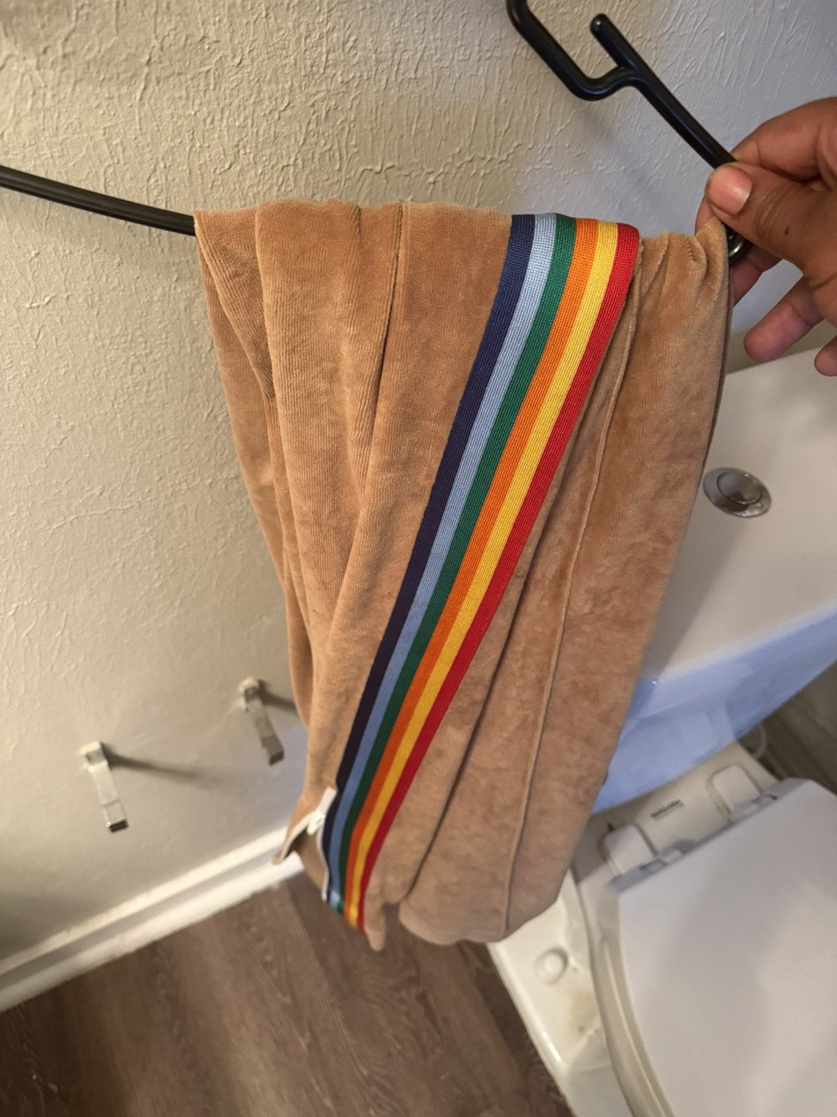Palm Angels RAINBOW CHENILLE TRACK PANTS Size US 44 / EU 60 - 4 Thumbnail