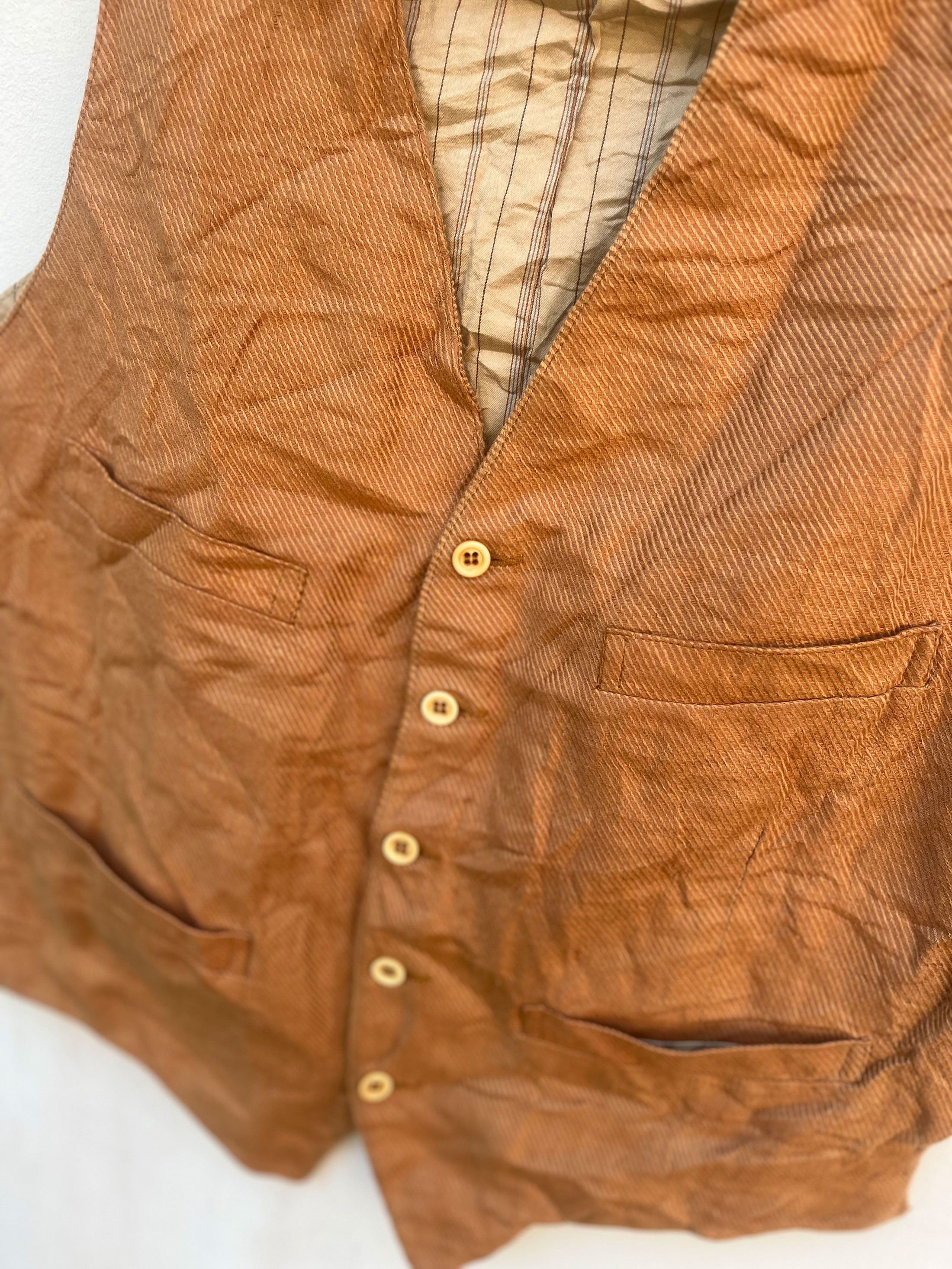 RRL Ralph Lauren Vintage Polo Ralph Lauren Double RL Waistcoat Jacket Size US L / EU 52-54 / 3 - 3 Thumbnail