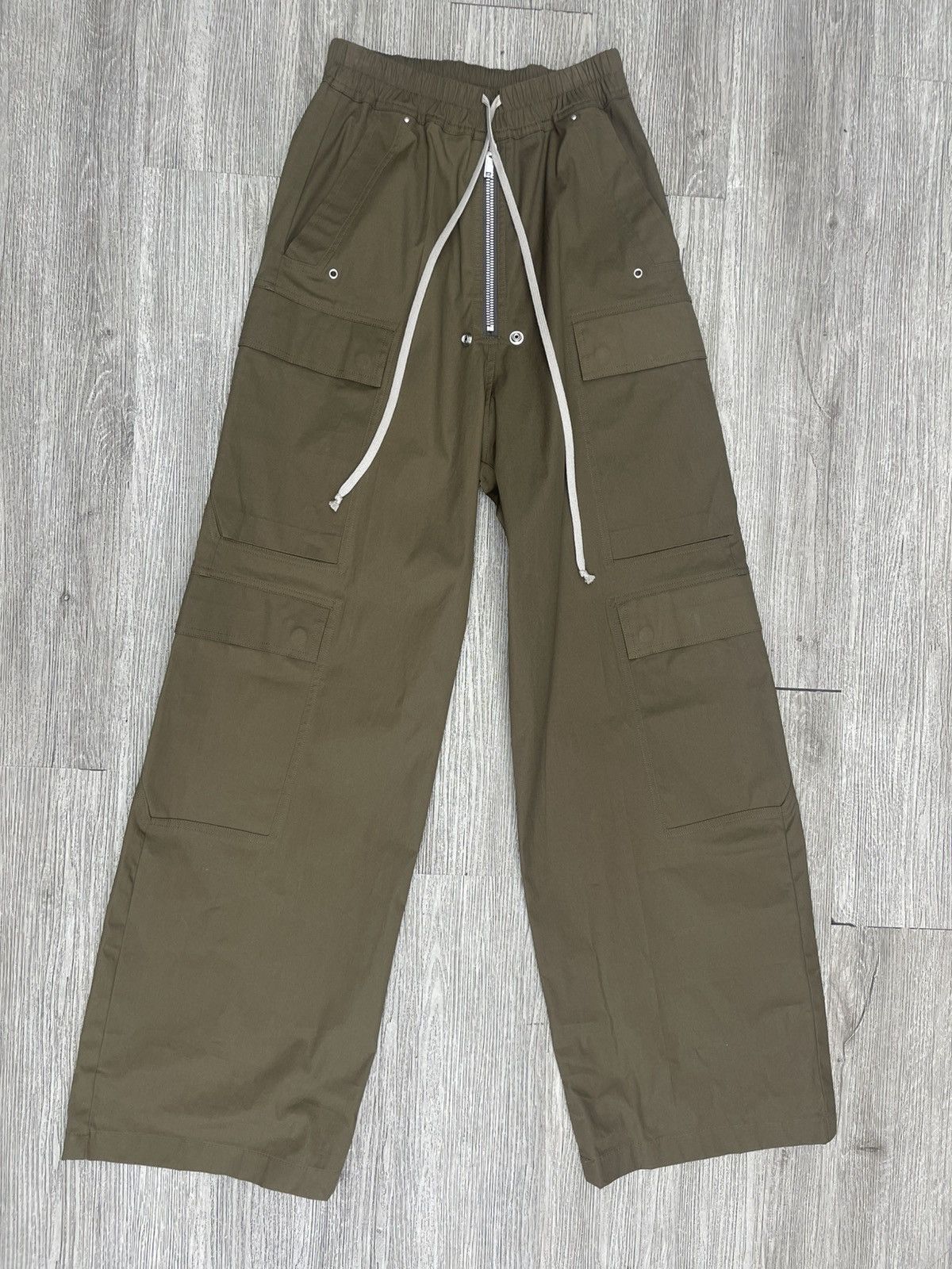 Rick Owens Rick Owens bela cargo olive pants Size US 30 / EU 46 - 1 Thumbnail