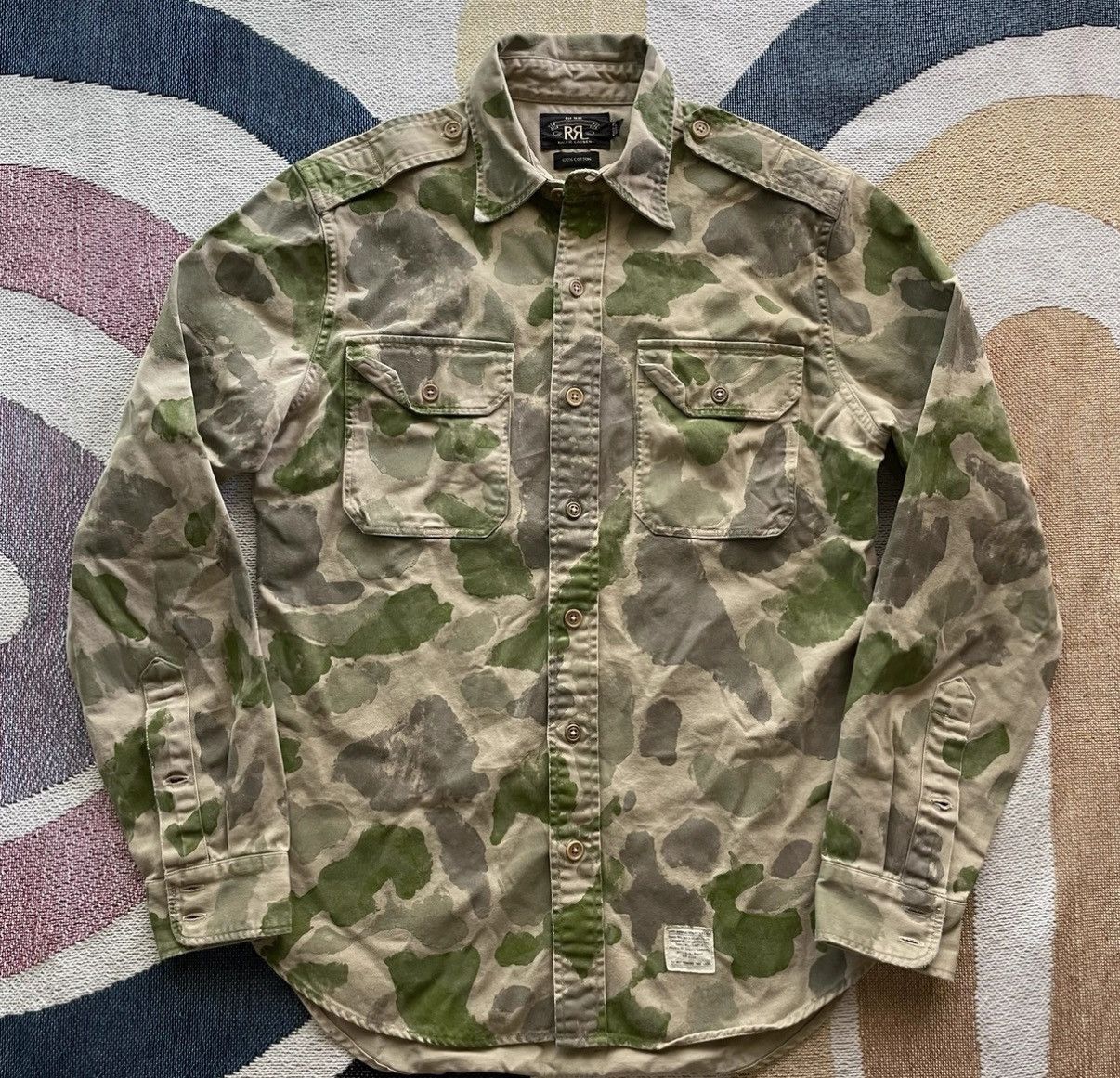 Polo Ralph Lauren RRL Ralph Lauren Limited Edition Camo Shirt K22 Size US S / EU 44-46 / 1 - 1 Thumbnail
