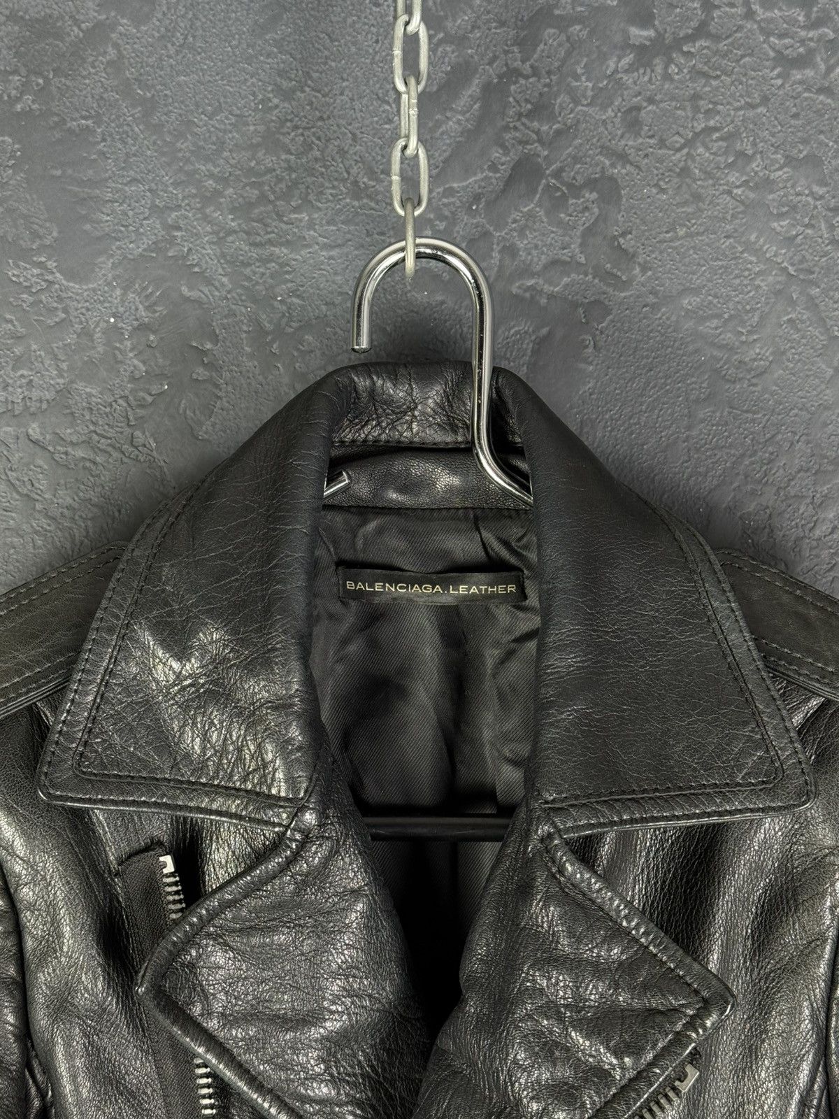 Balenciaga Balenciaga Vintage Women’s Biker Leather Jacket Size S / US 4 / IT 40 - 7 Thumbnail