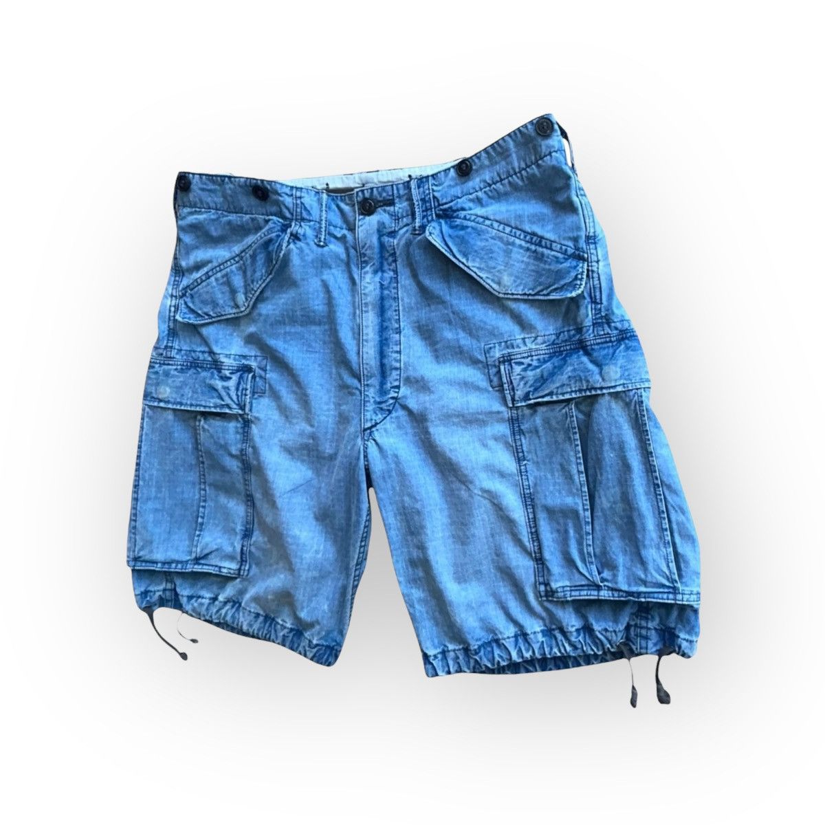 Polo Ralph Lauren Ralph Lauren Indigo Mercantile Ripstop Cargo Short Size US 33 - 3 Thumbnail