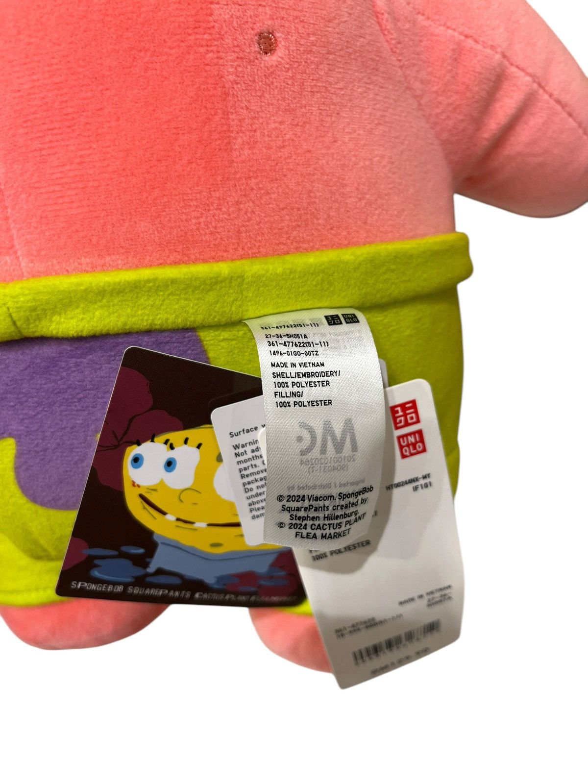 Cactus Plant Flea Market × Uniqlo CPFM x Uniqlo Plush Set Spongebob & Patrick Size ONE SIZE - 8 Thumbnail
