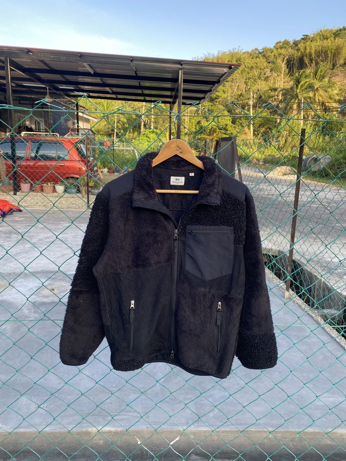 AW Engineered Garment Uniqlo fleece jacket