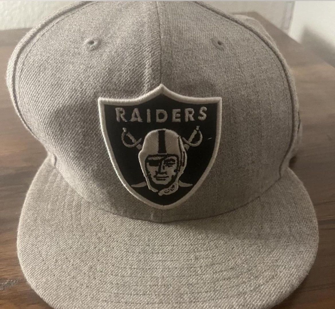 New Era Grey new era raiders fitted hat Size ONE SIZE - 1 Thumbnail