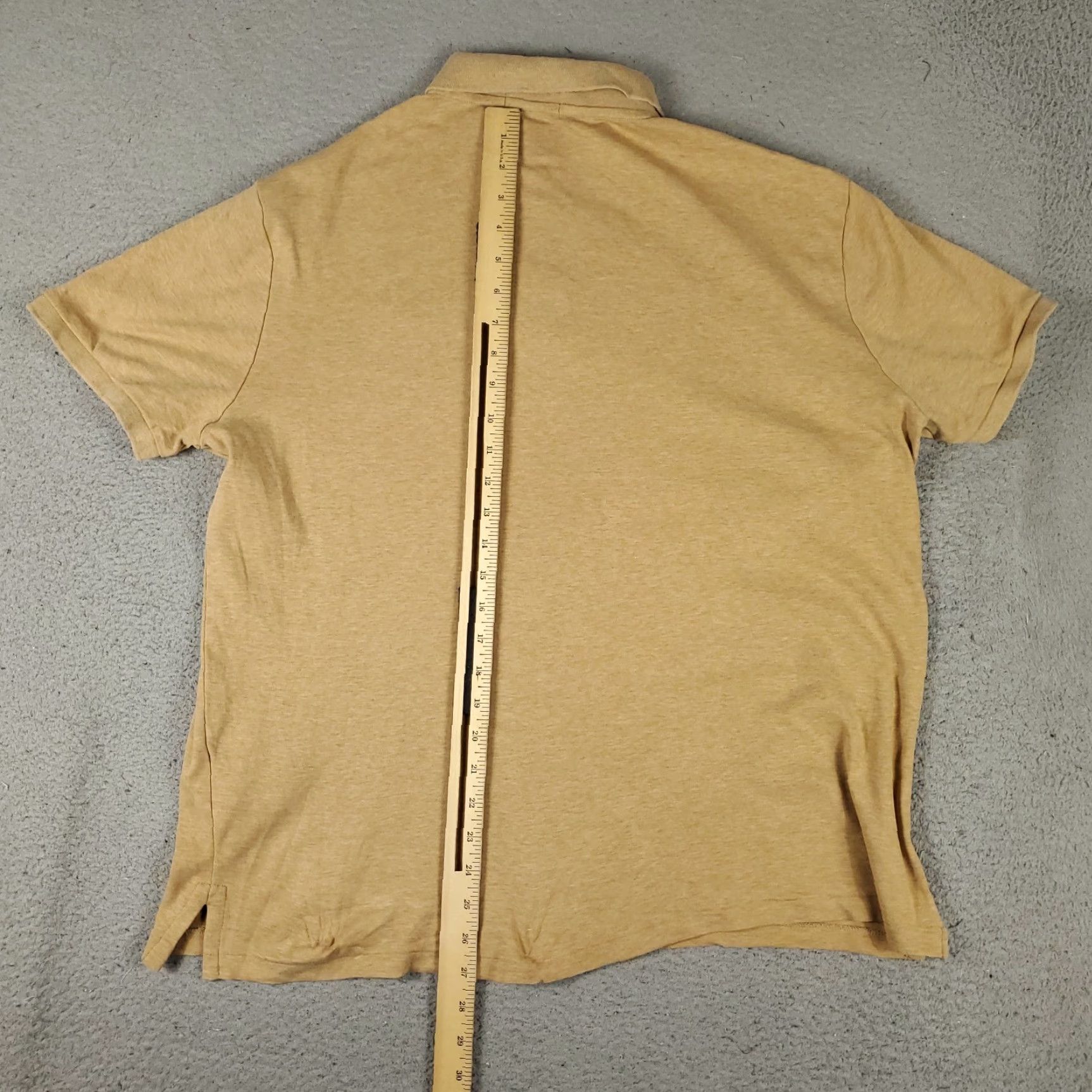 Ralph Lauren Ralph Lauren Polo Shirt Mens XL Beige Regular Fit Short Sleeve Polo Shirt with Logo Classic Casual Shirt Mens XL Beige Size US XL / EU 56 / 4 - 5 Thumbnail