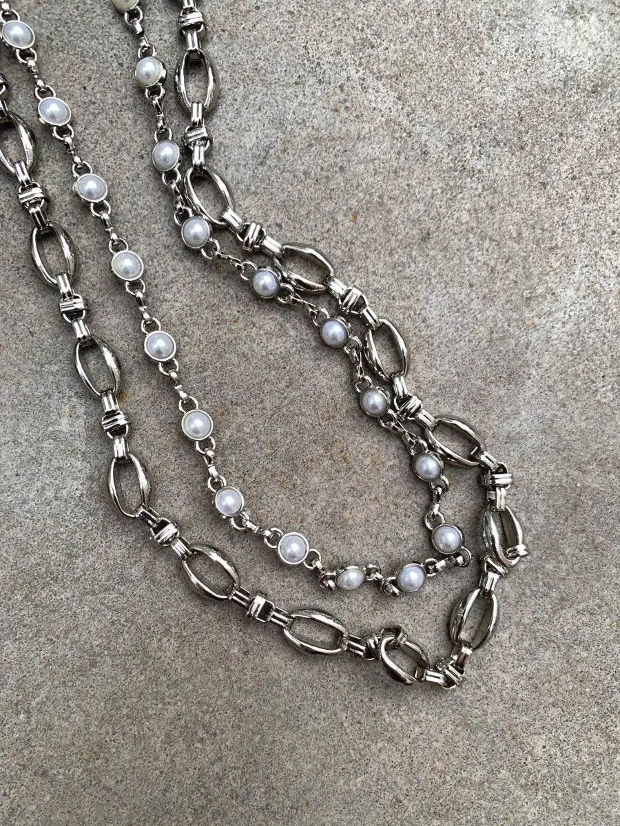 Japanese Brand × Jewelry 2 Layer Natural Echo Pearled Wallet Chain Size ONE SIZE - 3 Thumbnail