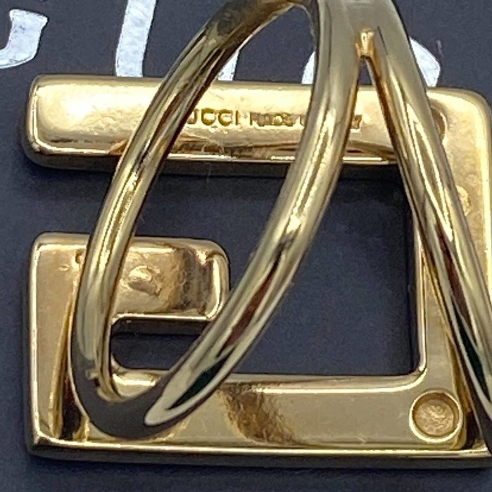 Gucci Gucci G Logo Gold tone Scarf Ring Size ONE SIZE - 5 Thumbnail