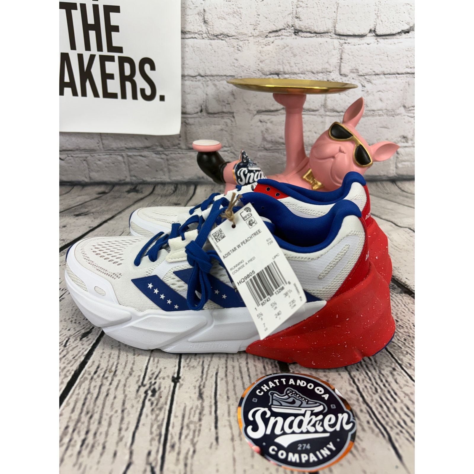Adidas Adidas Atlanta Peachtree Road Running Shoes Women 7 Red Blue Size US 7 / IT 37 - 3 Thumbnail