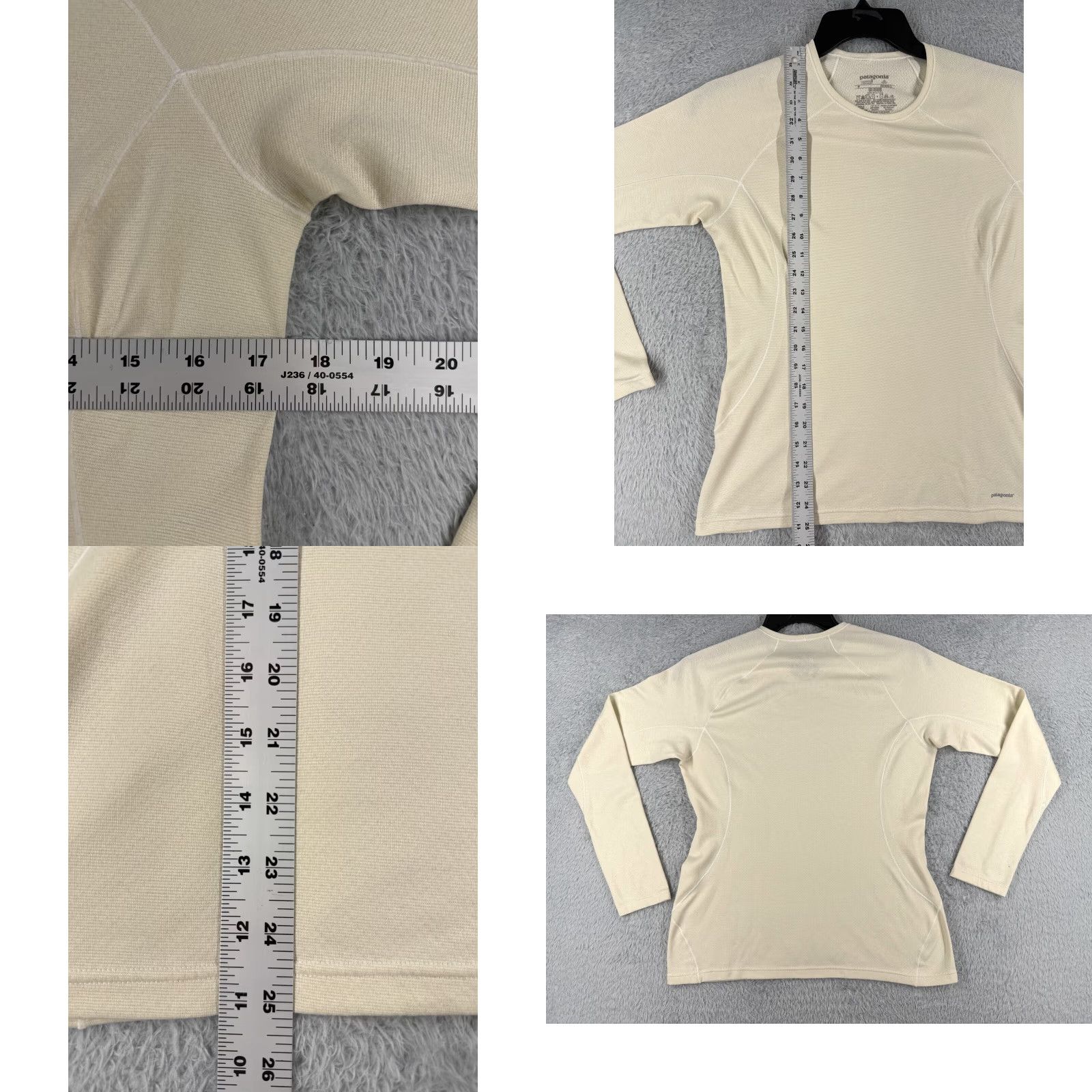 Patagonia Patagonia Shirt Womens Medium Yellow Capilene 3 Midweight Crew Long Sleeve Poly Shirt Womens Medium Yellow Capilene 3 Midweight Crew Long Sleeve Poly Size M / US 6-8 / IT 42-44 - 8 Thumbnail