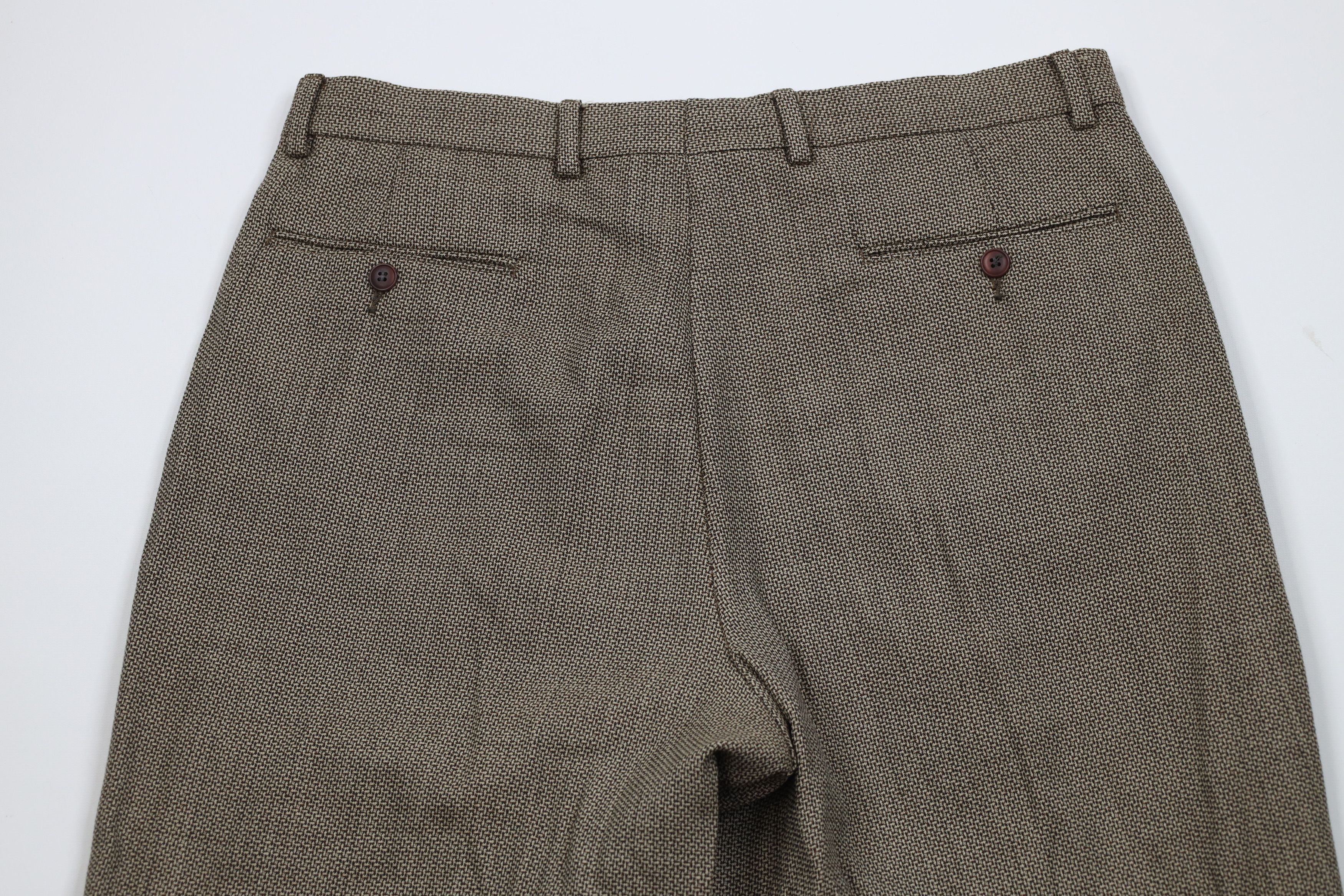 Vintage Vintage 90s Streetwear Pleated Wide Leg Chino Pants Brown Size US 36 / EU 52 - 9 Thumbnail