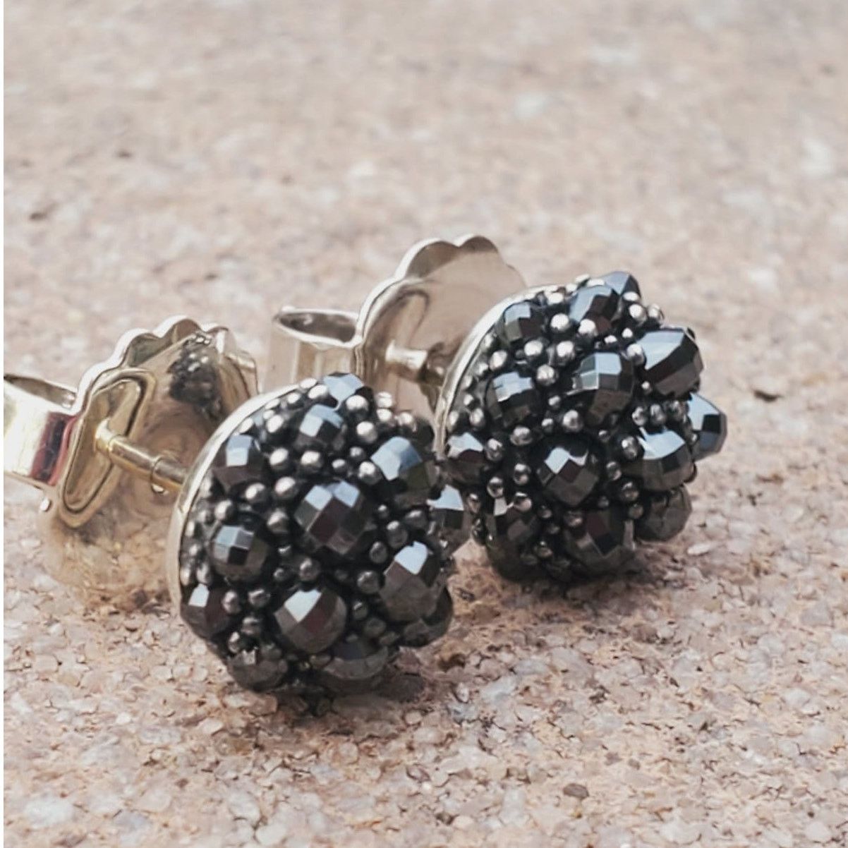 David Yurman David Yurman Hematite Osetra Stud Sterling Silver Earrings Size ONE SIZE - 7 Thumbnail