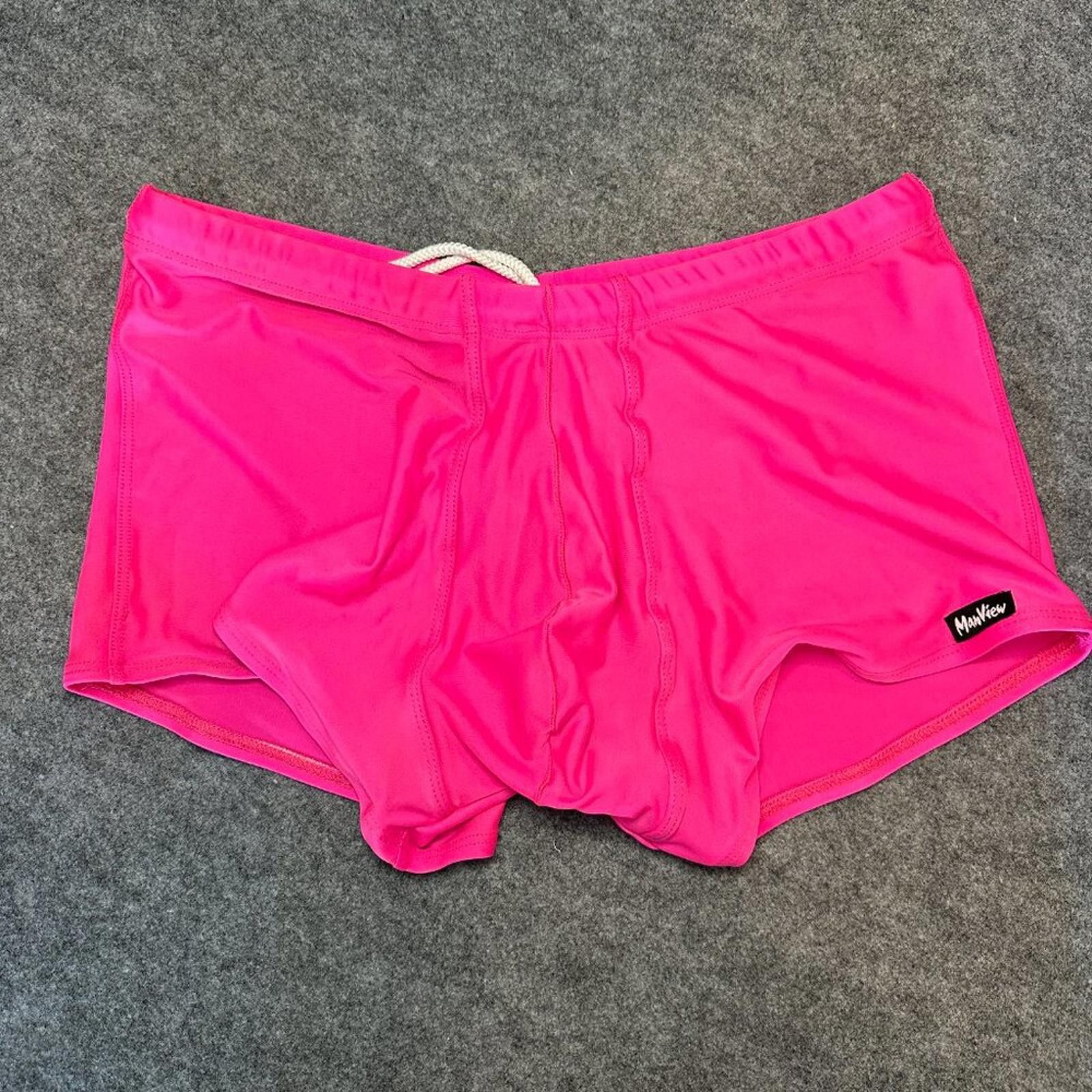 Other ManView Men’s Swim Trunks – Size XL – Bright Pink Size US 36 / EU 52 - 9 Thumbnail