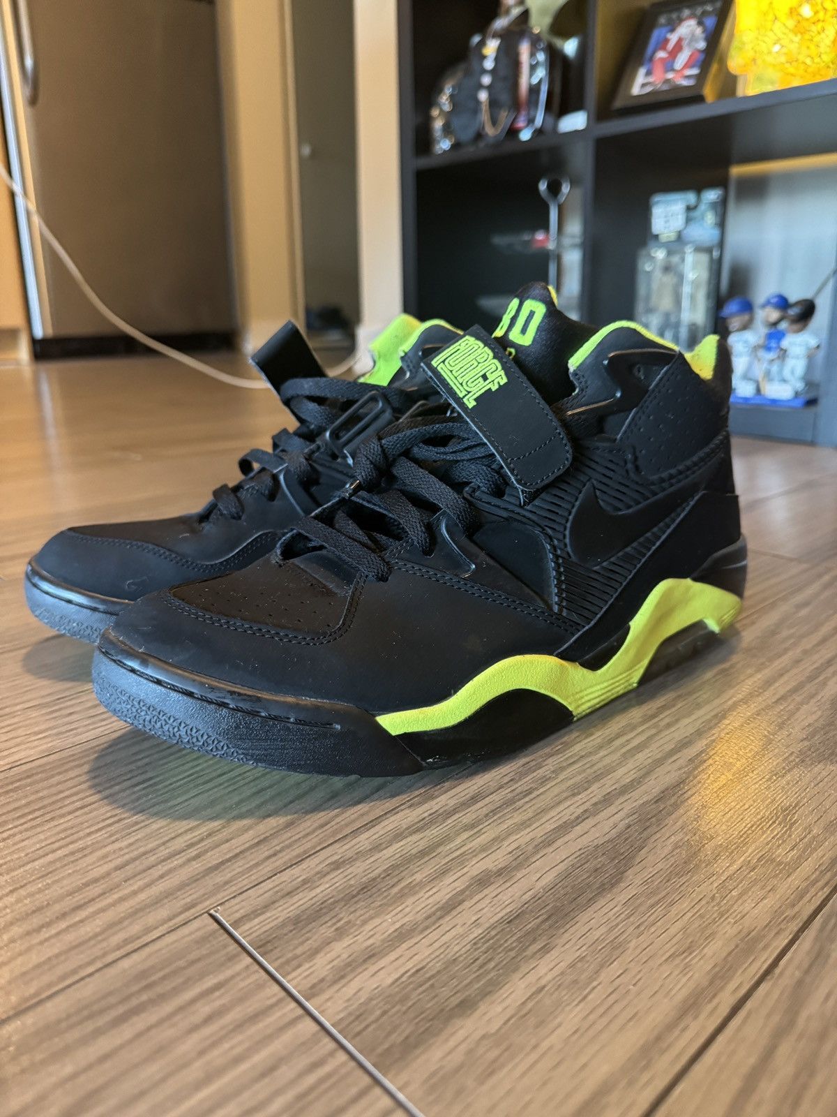 Nike Nike Air Force 180 ‘Black Volt” 2012 Size US 11.5 / EU 44-45 - 3 Thumbnail