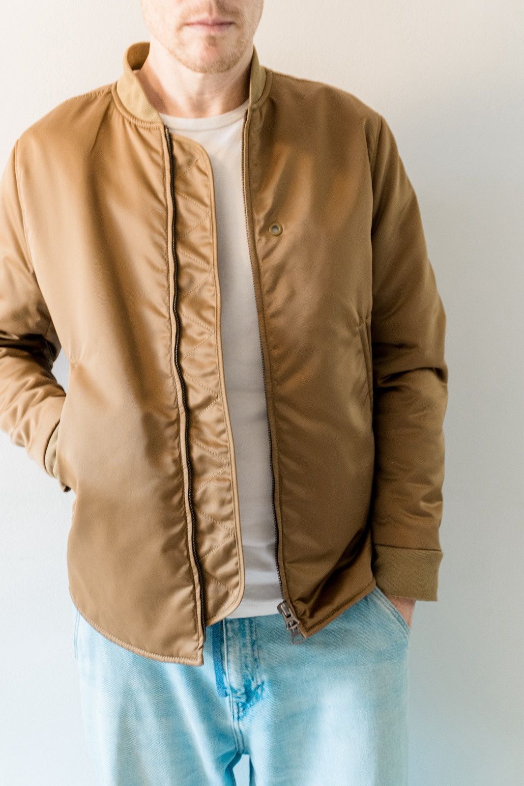 Acne Studios Acne Studios Gold bomber Size US S / EU 44-46 / 1 - 4 Thumbnail