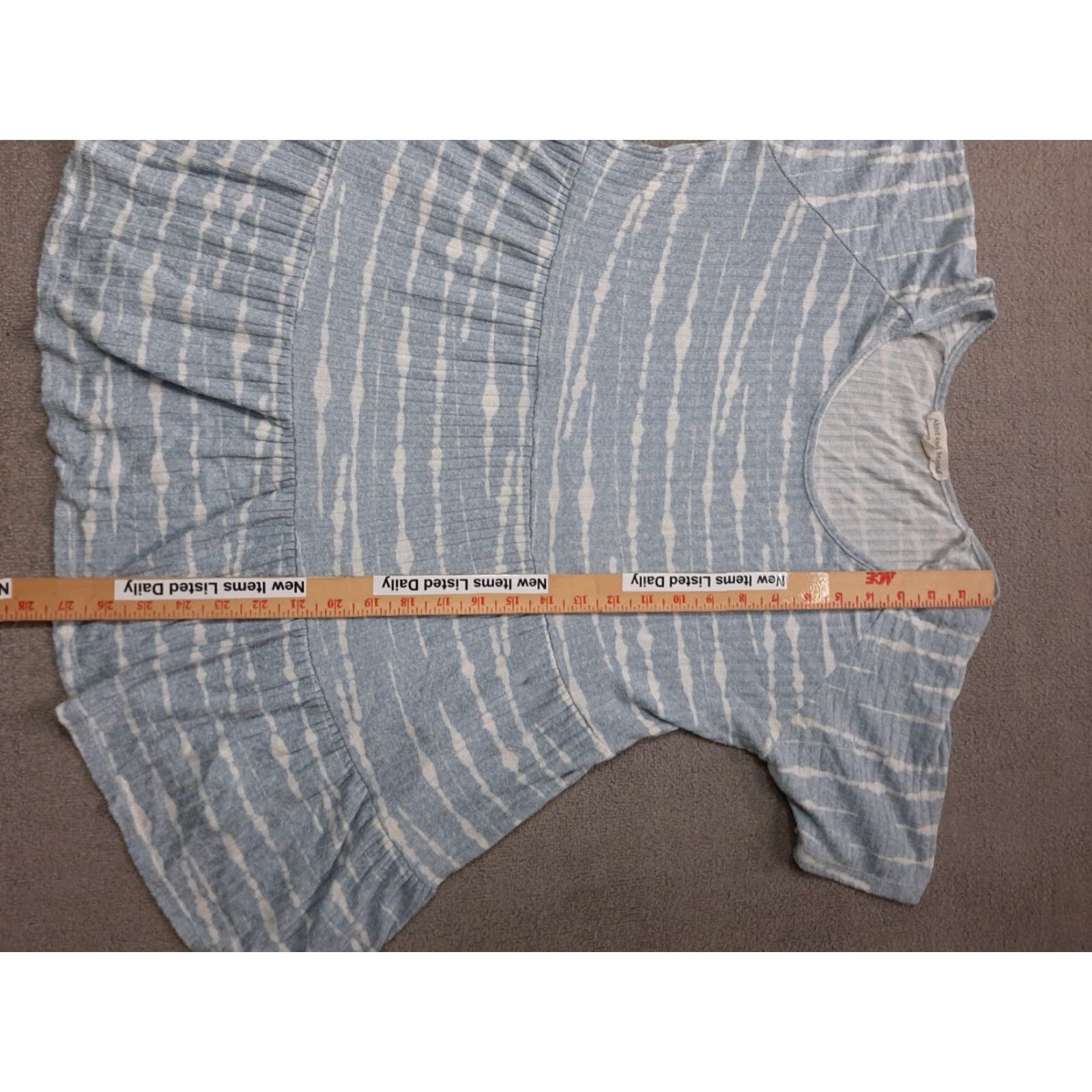 Vintage Above and Beyond Blouse Shirt Womens Large L Short Sleeve Blue Size L / US 10 / IT 46 - 4 Thumbnail