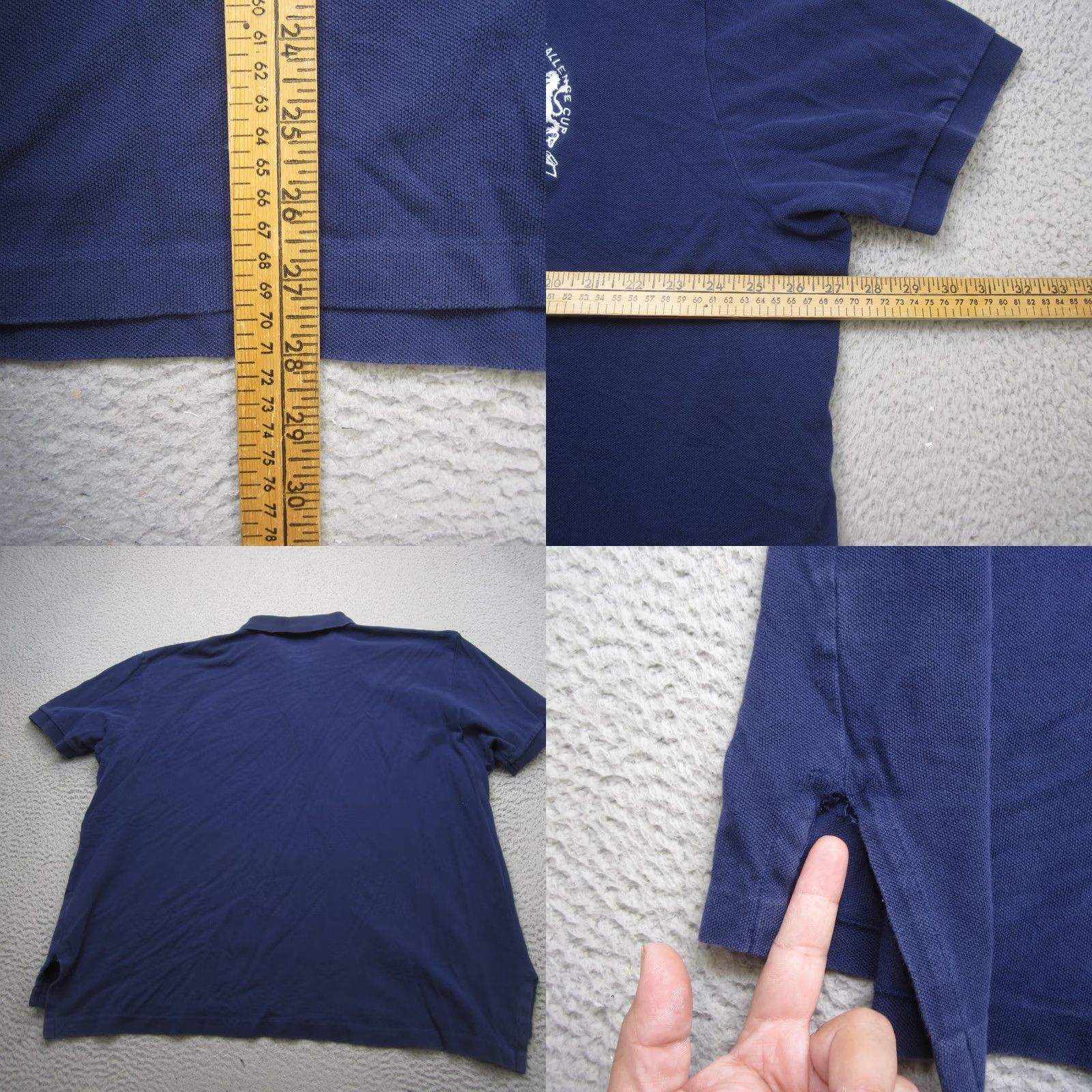 Polo Ralph Lauren VINTAGE Ralph Lauren Polo Shirt Mens 2XL International Challenge Cup PRL NYC Crest Blue Size US XXL / EU 58 / 5 - 8 Thumbnail