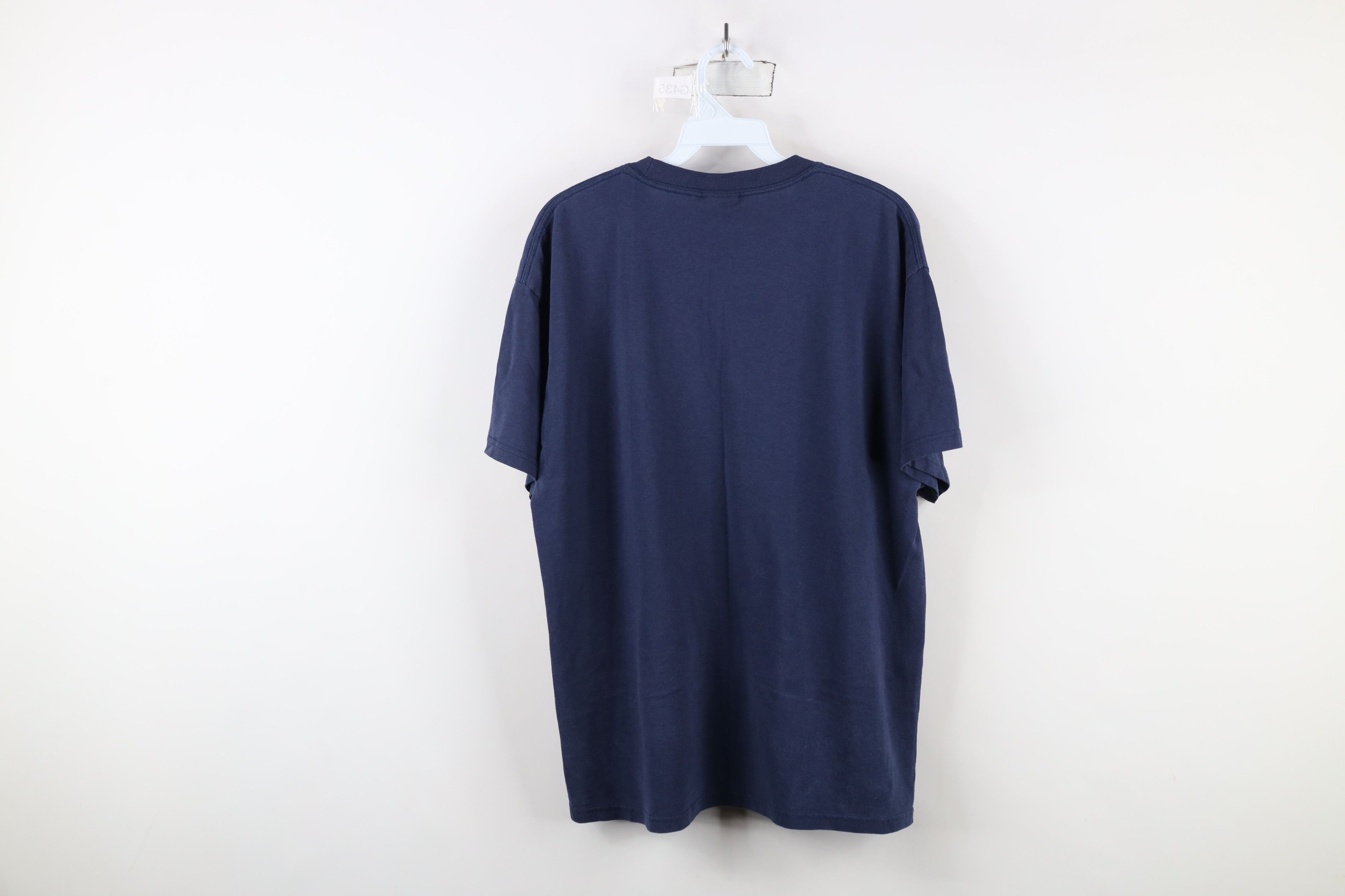 Hanes × Vintage Vintage 90s Hanes Heavyweight Blank Short Sleeve T-Shirt Size US L / EU 52-54 / 3 - 7 Thumbnail