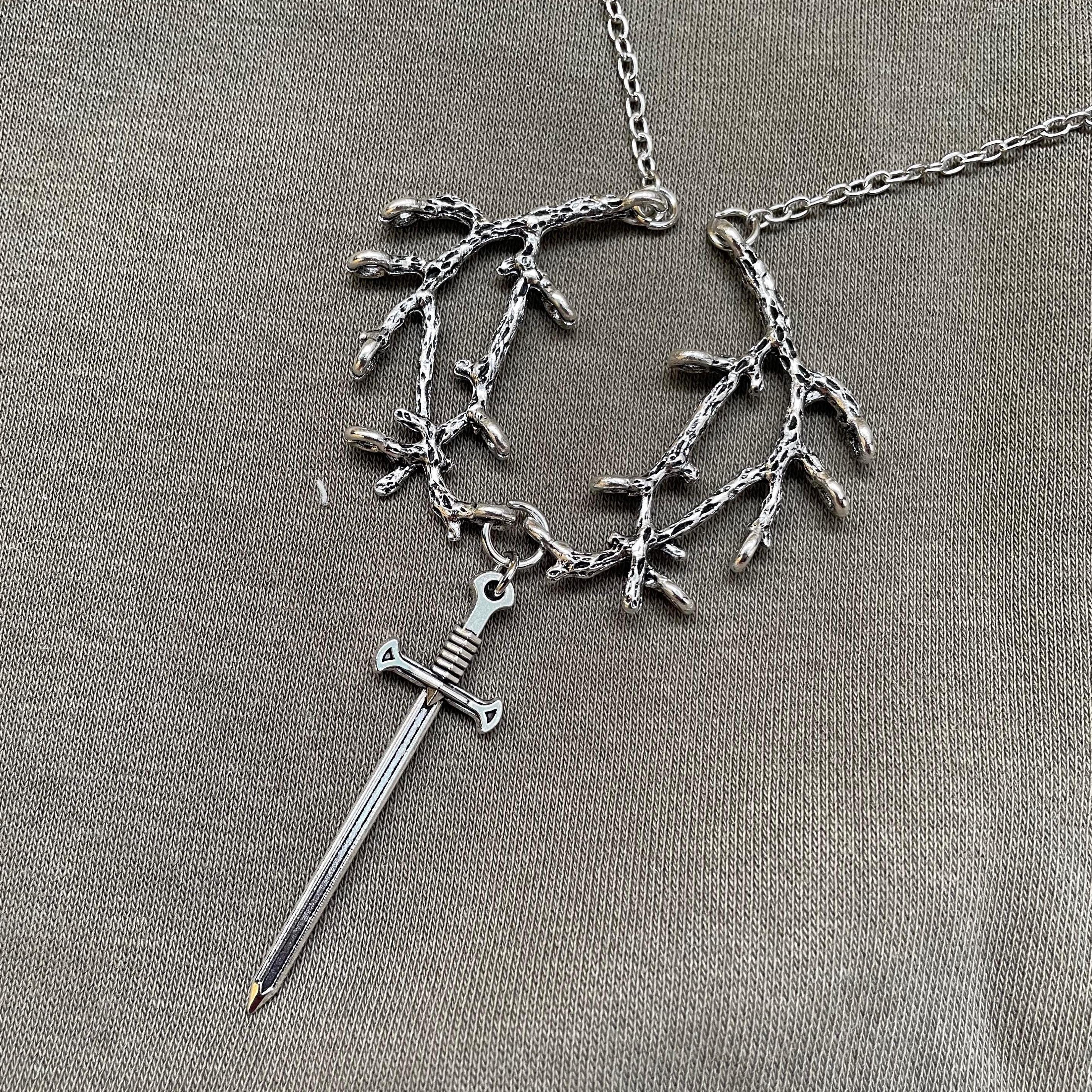 Other Necklace Punk Hip Hop Necklace Medieval Jewelry Size ONE SIZE - 8 Thumbnail
