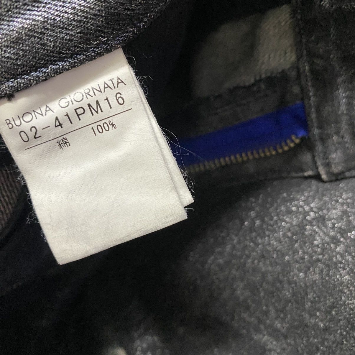 Japanese Brand Buona Giornata ice waxed Denim Jeans Size US 31 - 20 Thumbnail