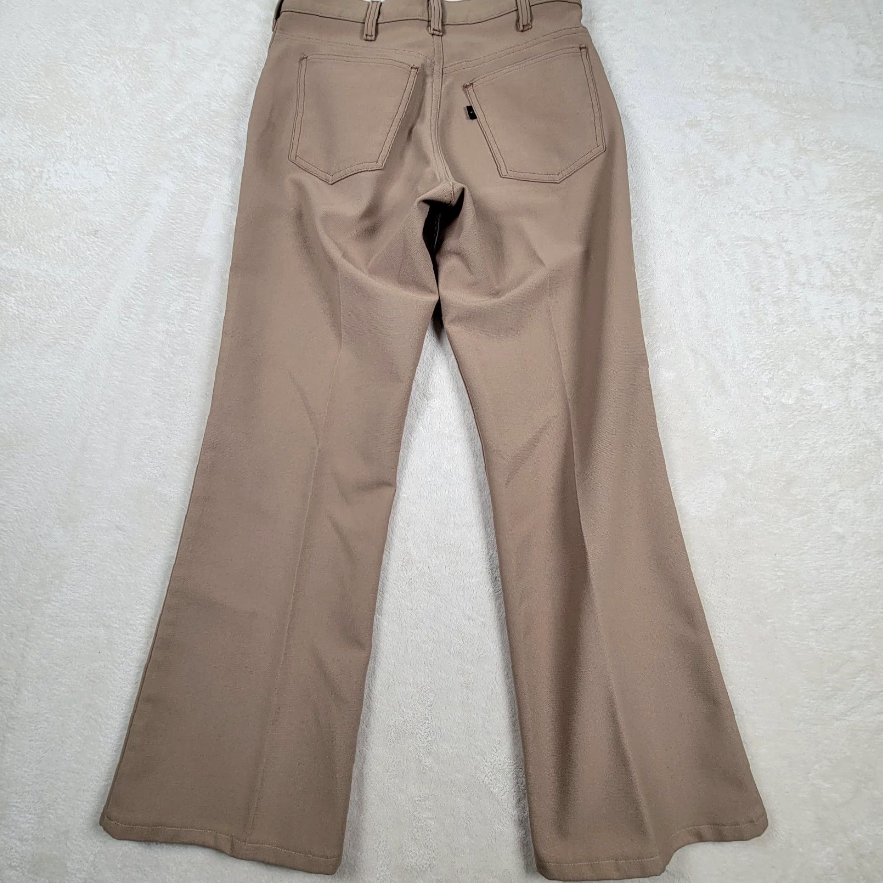 Levi's VINTAGE Levi's 517 Pants Jeans Regular Bootcut Tan Beige 30x28 Mens Cowboy Western 70s 80s Polyester Size US 30 / EU 46 - 3 Thumbnail