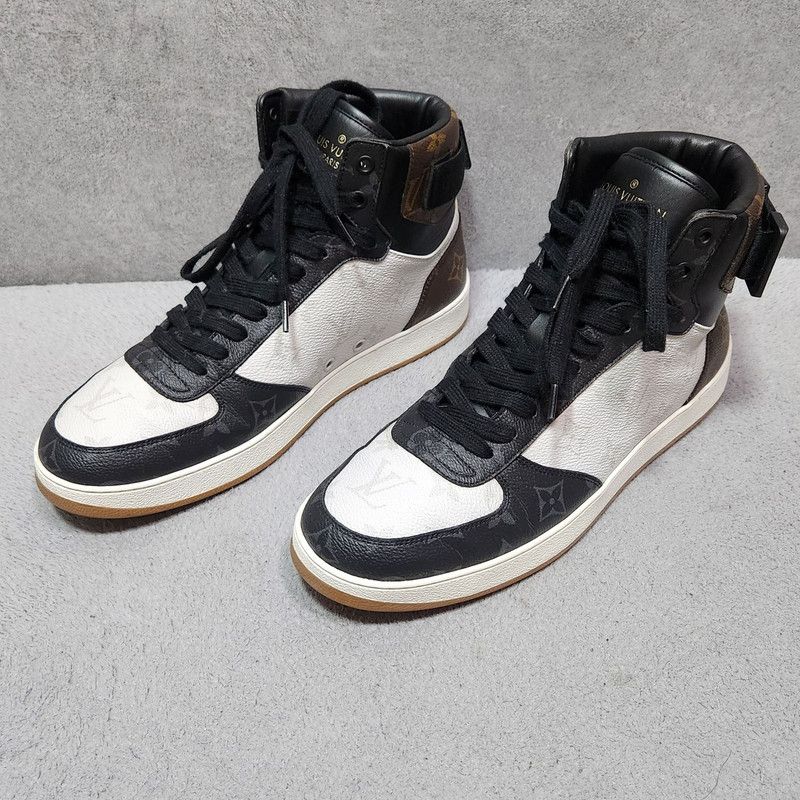 Louis Vuitton Louis Vuitton Rivoli High-Top Fashion Sneakers 0079 Size US 8 / EU 41 - 1 Thumbnail