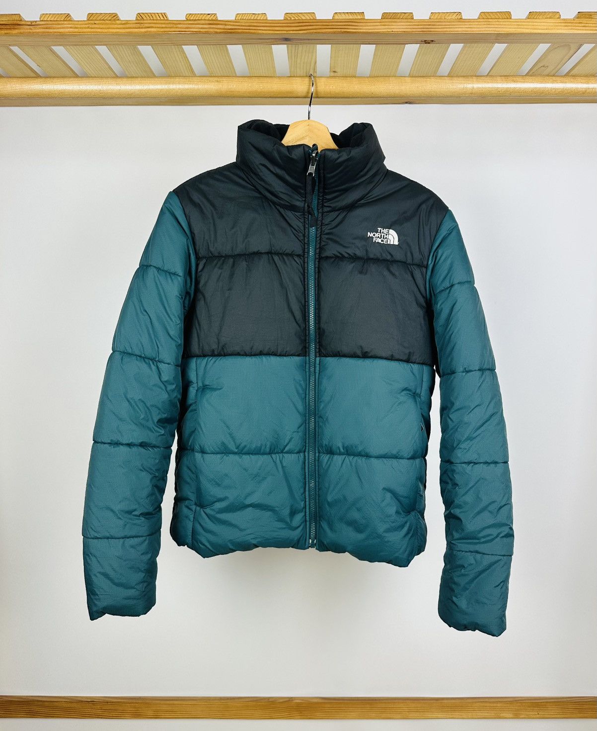 The North Face × Vintage Vintage The North Face Puffer Women’s Green Jacket Size M Size M / US 6-8 / IT 42-44 - 1 Thumbnail
