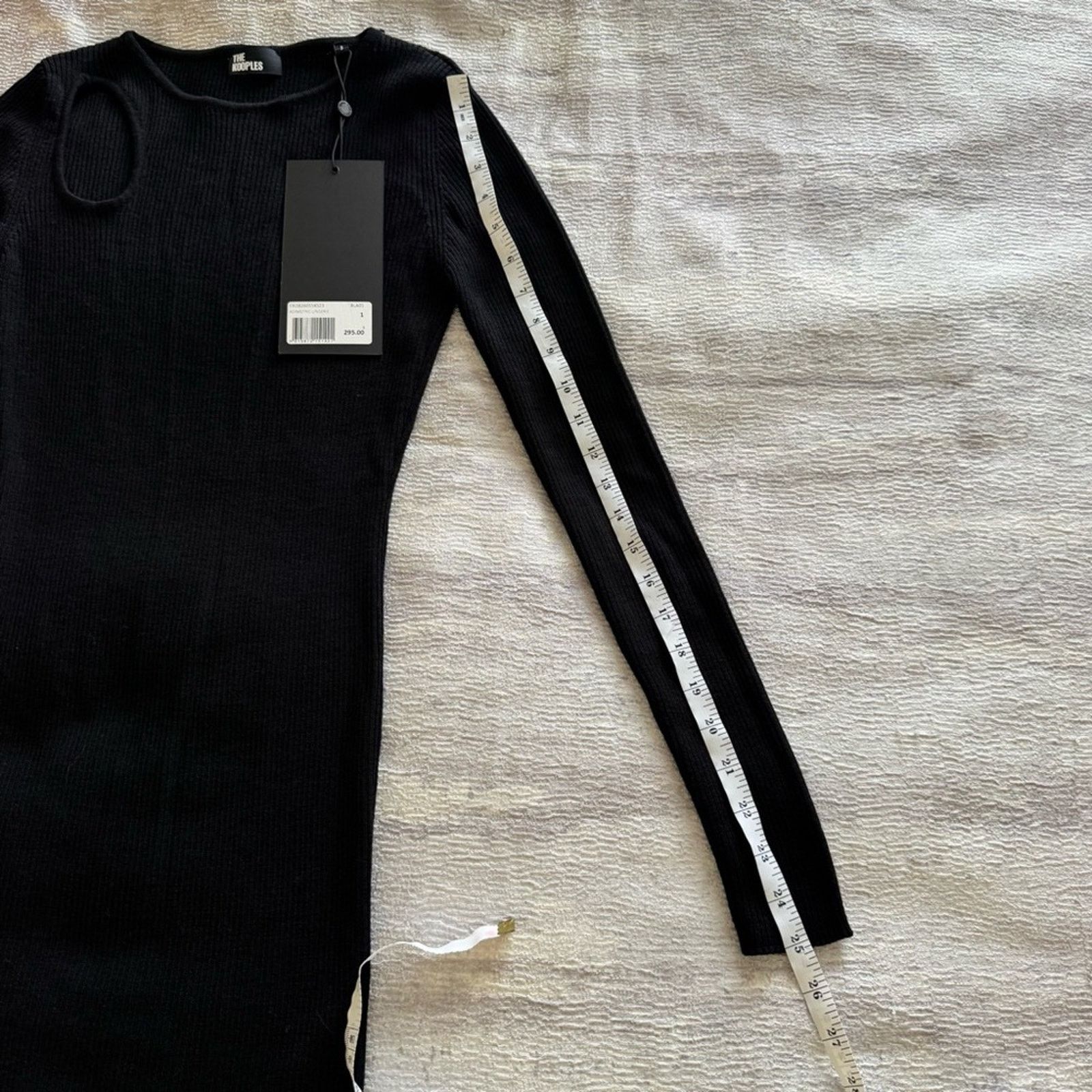 The Kooples New! The Kooples Black Wool Long Sleeve Dress, Size 1 Size S / US 4 / IT 40 - 16 Thumbnail