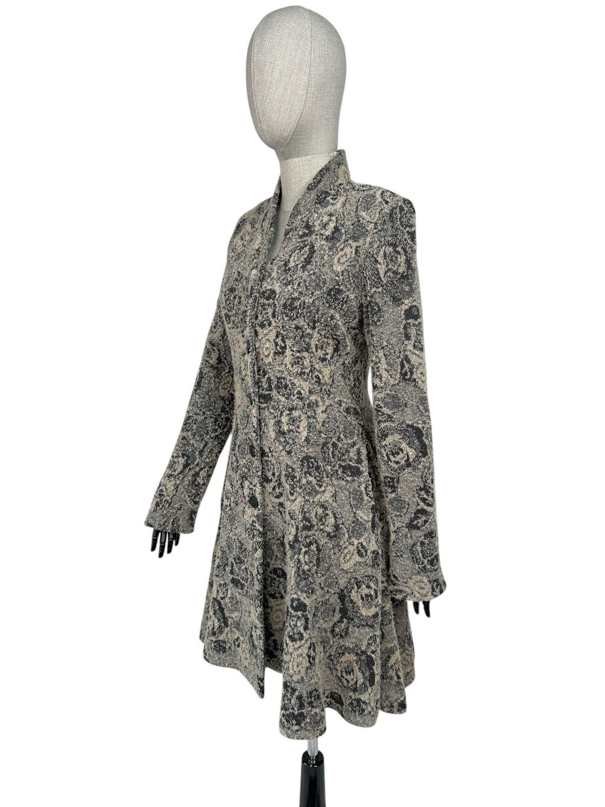 Other IVKO Coat Floral Structure Anthracite Long Jacket size 38 Size M / US 6-8 / IT 42-44 - 3 Thumbnail
