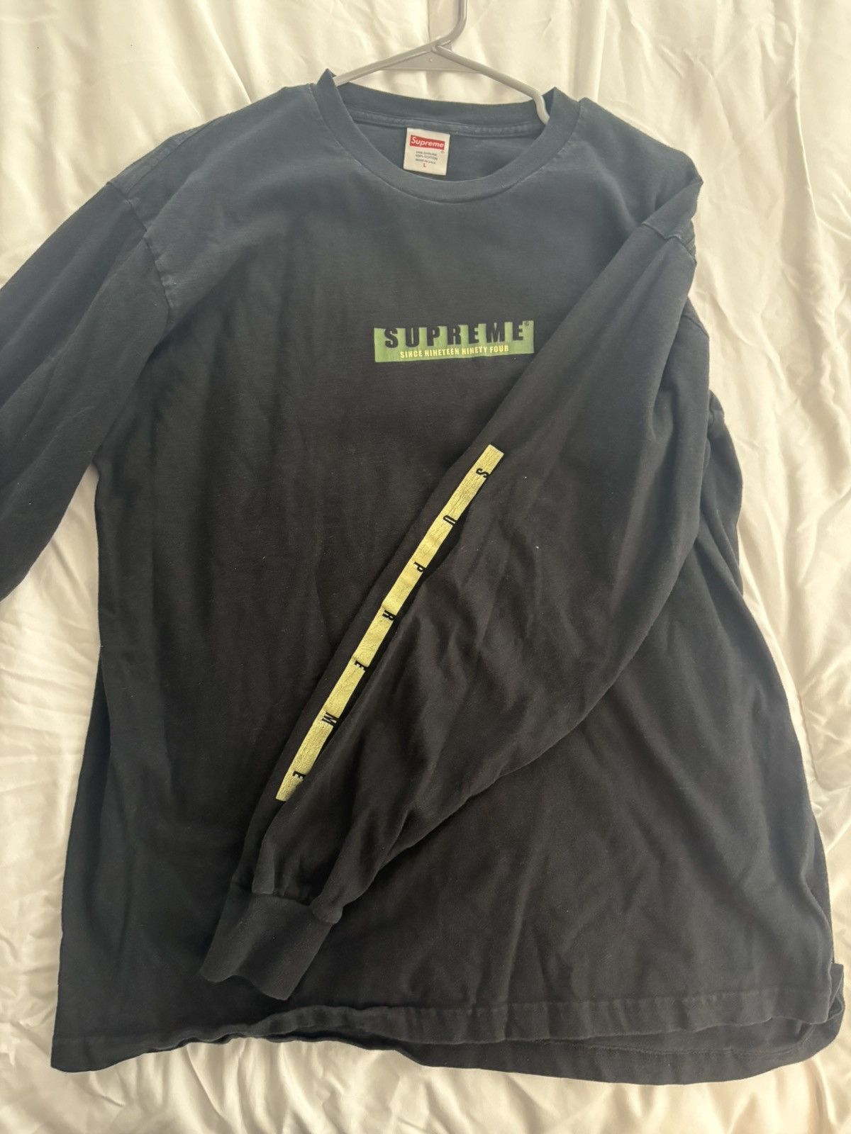 Supreme Supreme Since 1994 Long Sleeve. Size L. Size US L / EU 52-54 / 3 - 4 Thumbnail