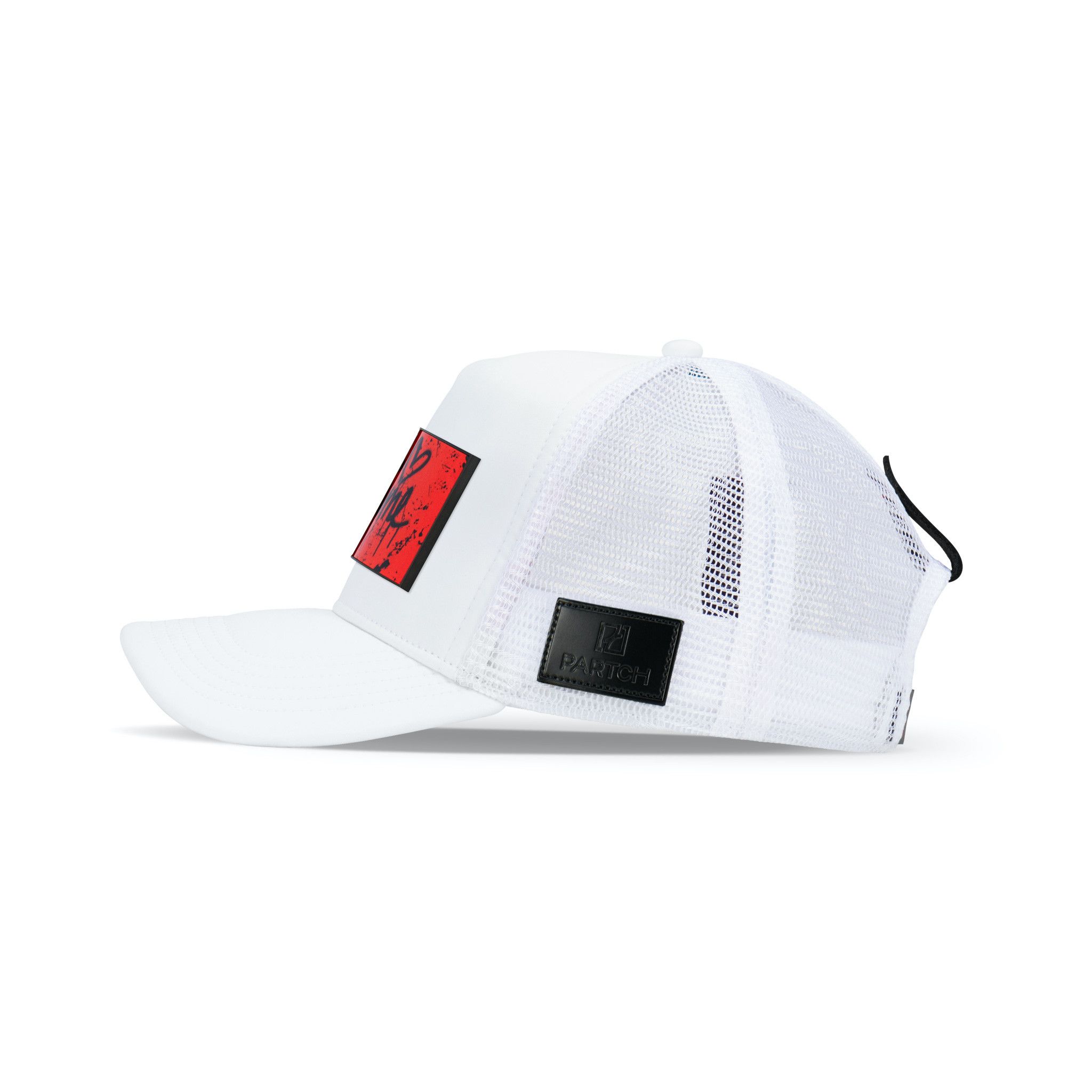 Other Partch Je t'Aime Trucker Cap White Size ONE SIZE - 2 Thumbnail