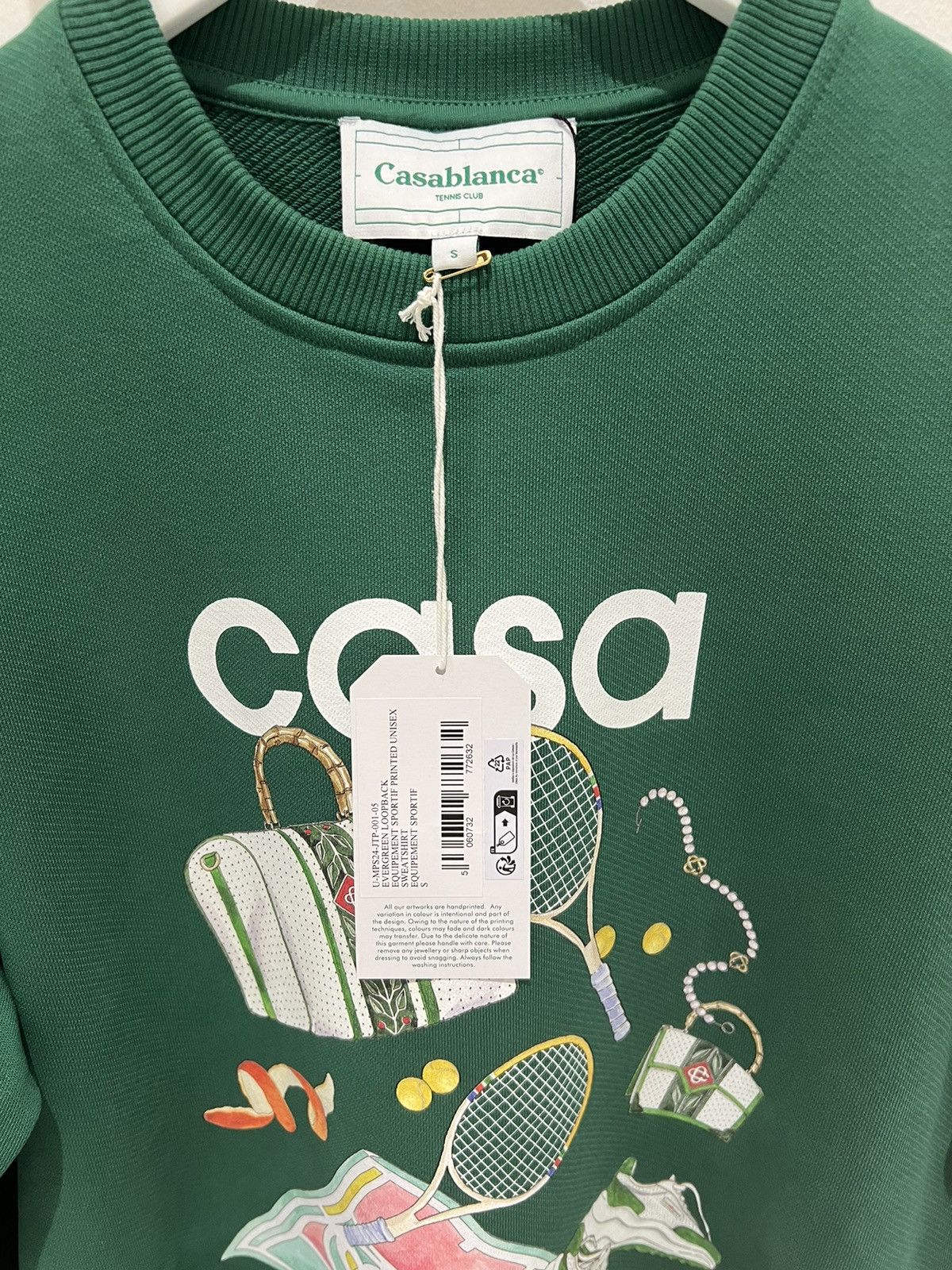Casablanca Casablanca Equipement Sportif sweatshirt Green Size S Size US S / EU 44-46 / 1 - 7 Thumbnail