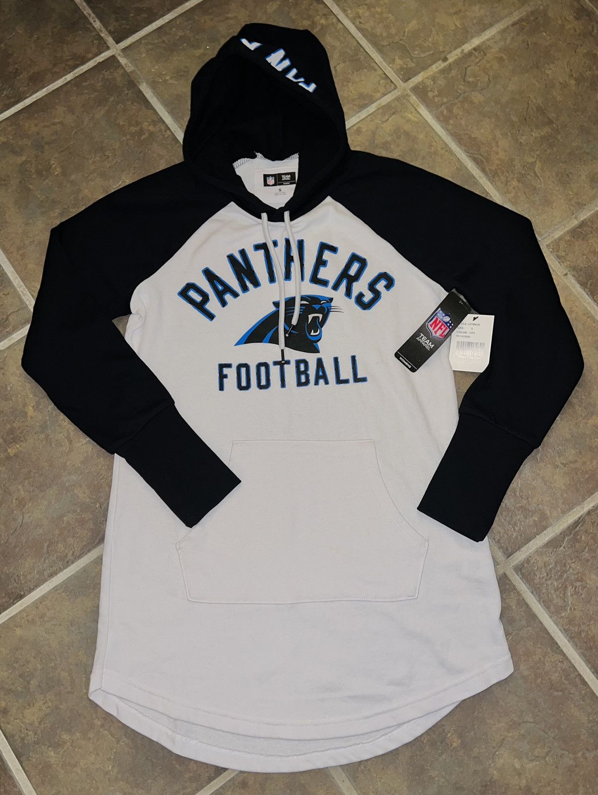 NFL CAROLINA PANTHERS OVERSIZE HOODIE Size S / US 4 / IT 40 - 1 Thumbnail
